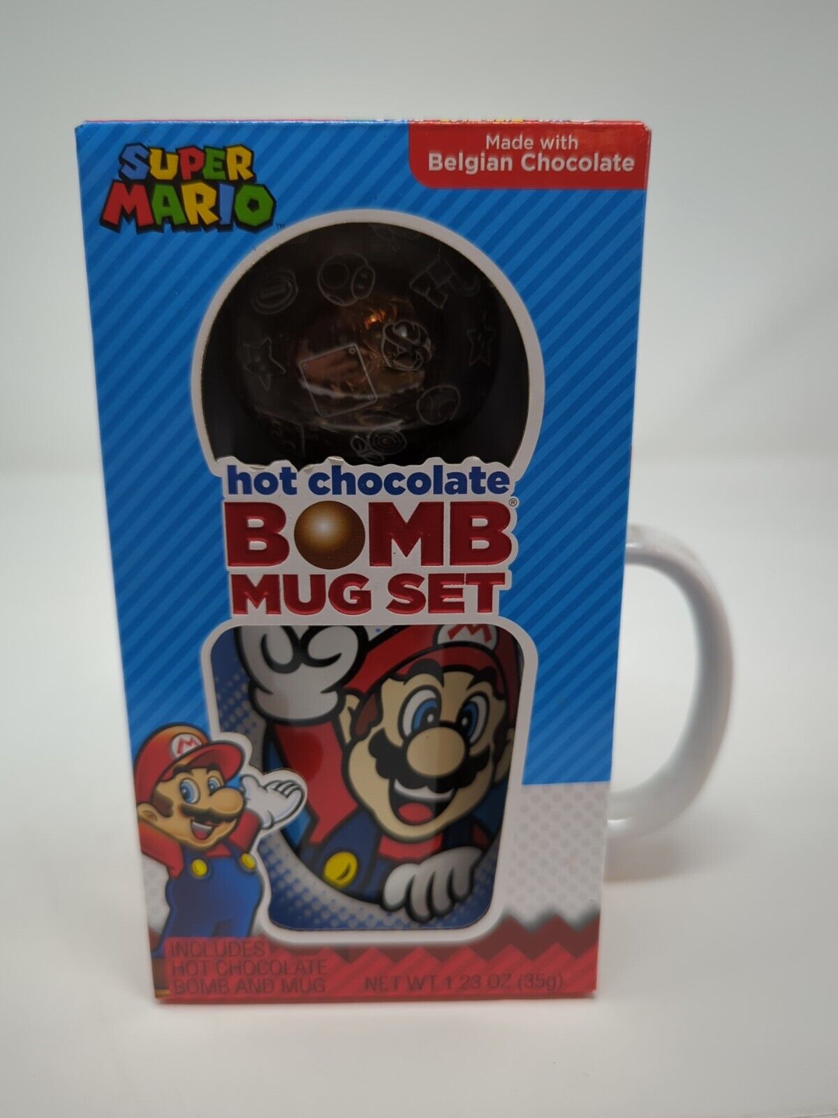 Frankford Nintendo Super Mario Hot Chocolate Bomb Mug Set