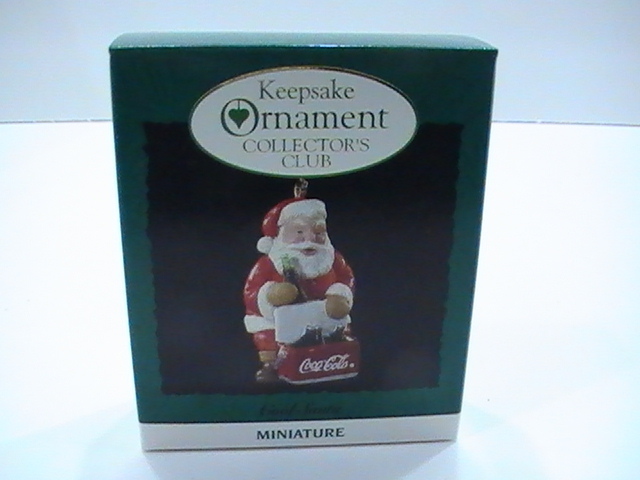 New 1993 HALLMARK Cool Santa Keepsake Christmas Ornament Collectors Club New 1993 HALLMARK Cool Santa Keepsake Christmas Ornament Collectors Club