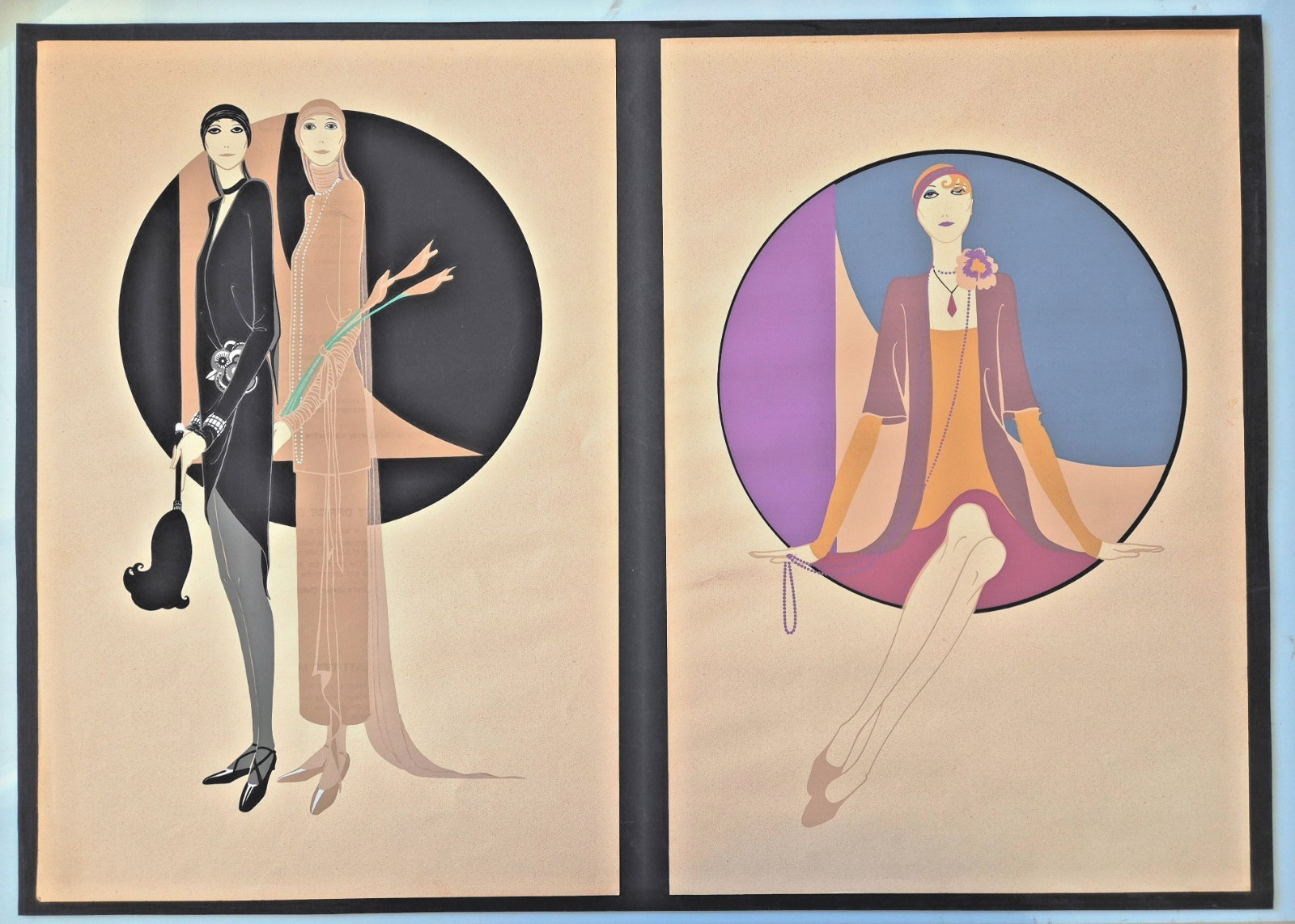 Walter Albini, 2 Original Pitti Moda 1971 Press Releases, Misterfox & Signorini