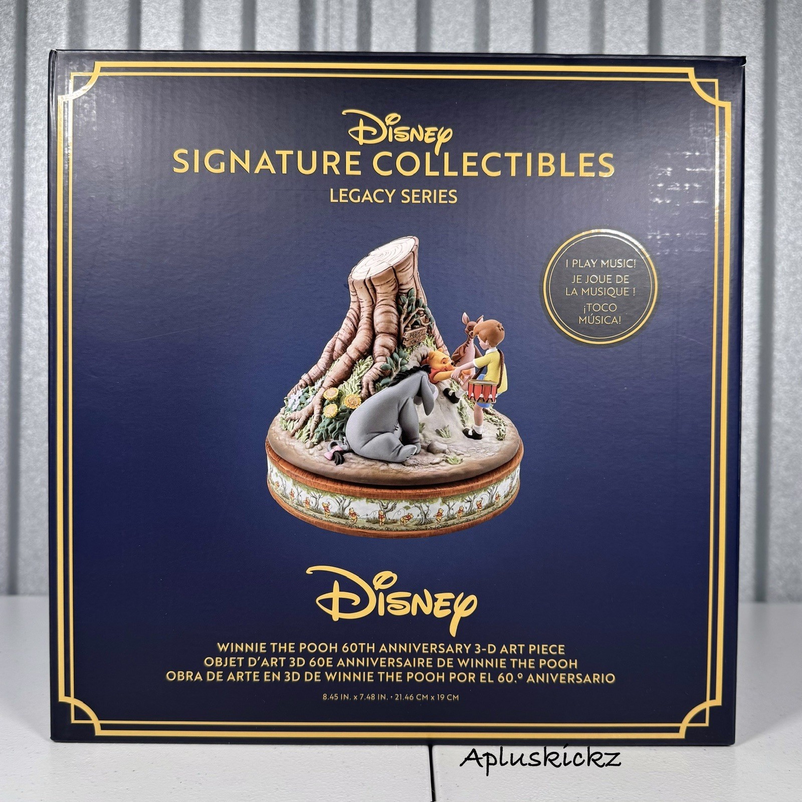 2026 Disney Parks Winnie The Pooh 60th Anniversary Musical Figurine Legacy NIB