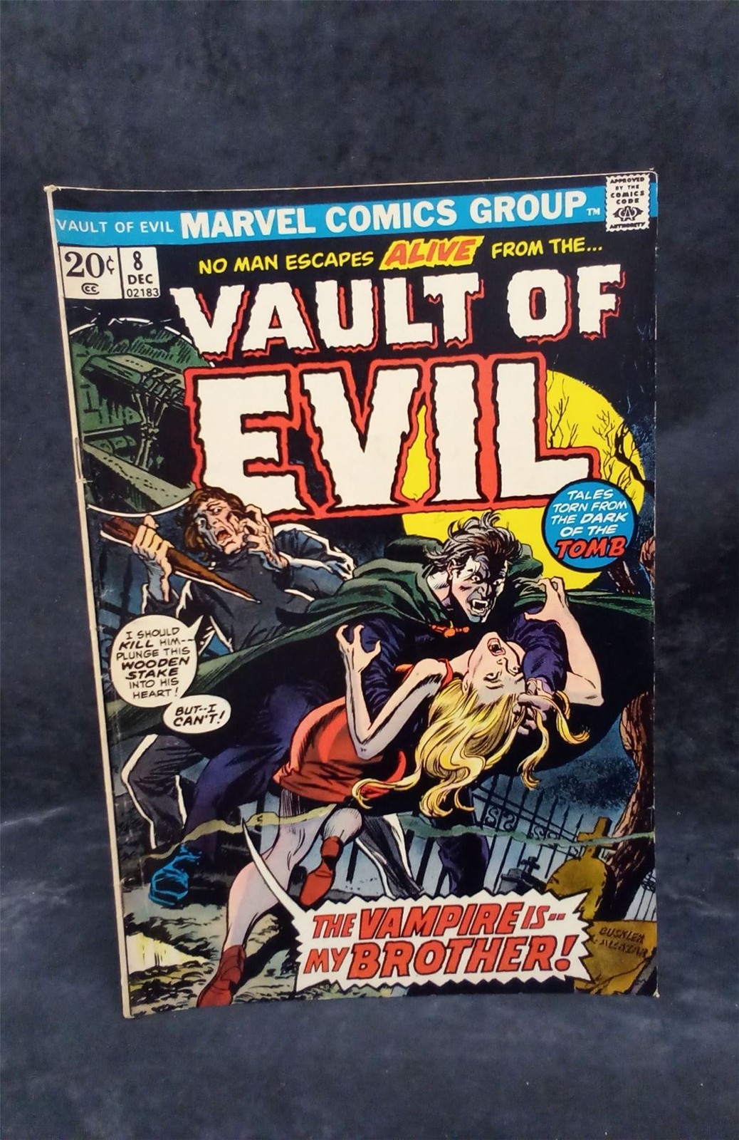 Vault of Evil #8 1973 Marvel Comics Comic Book Vault of Evil #8 1973 Marvel Comics Comic Book