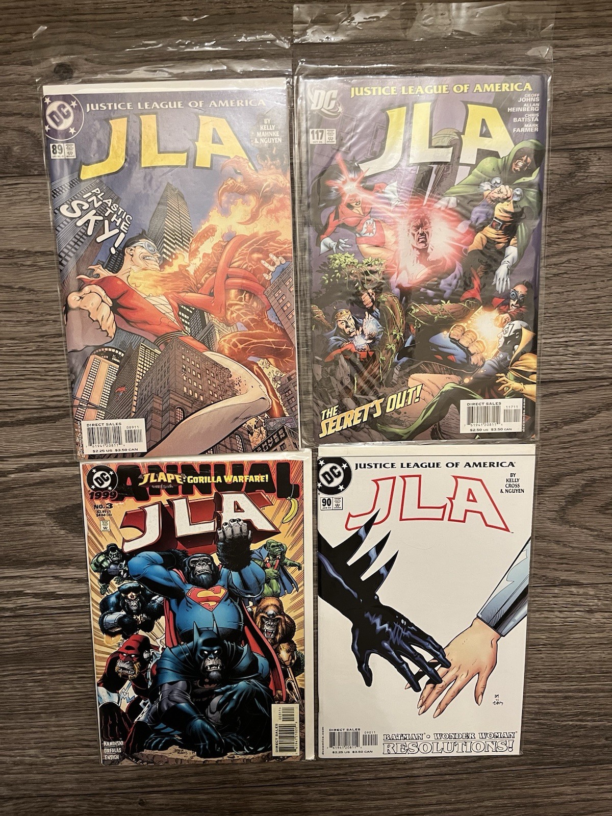 DC Comics JLA Justice League of America Comic Lot (4 Issues)