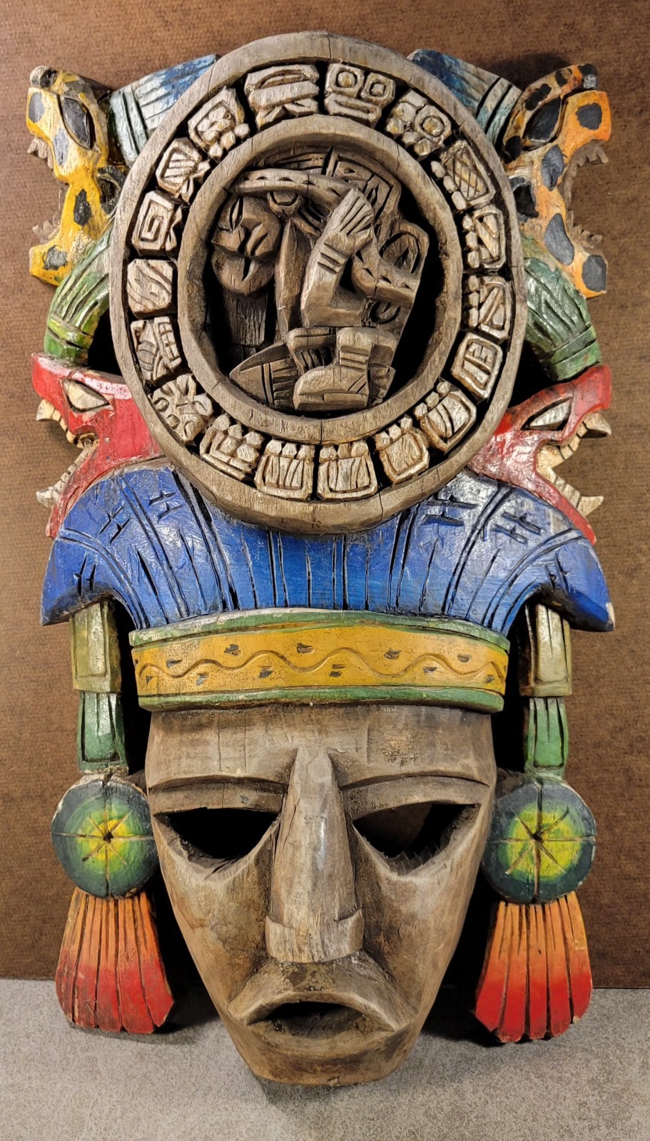 Vtg Tribal Aztec Mayan 16\