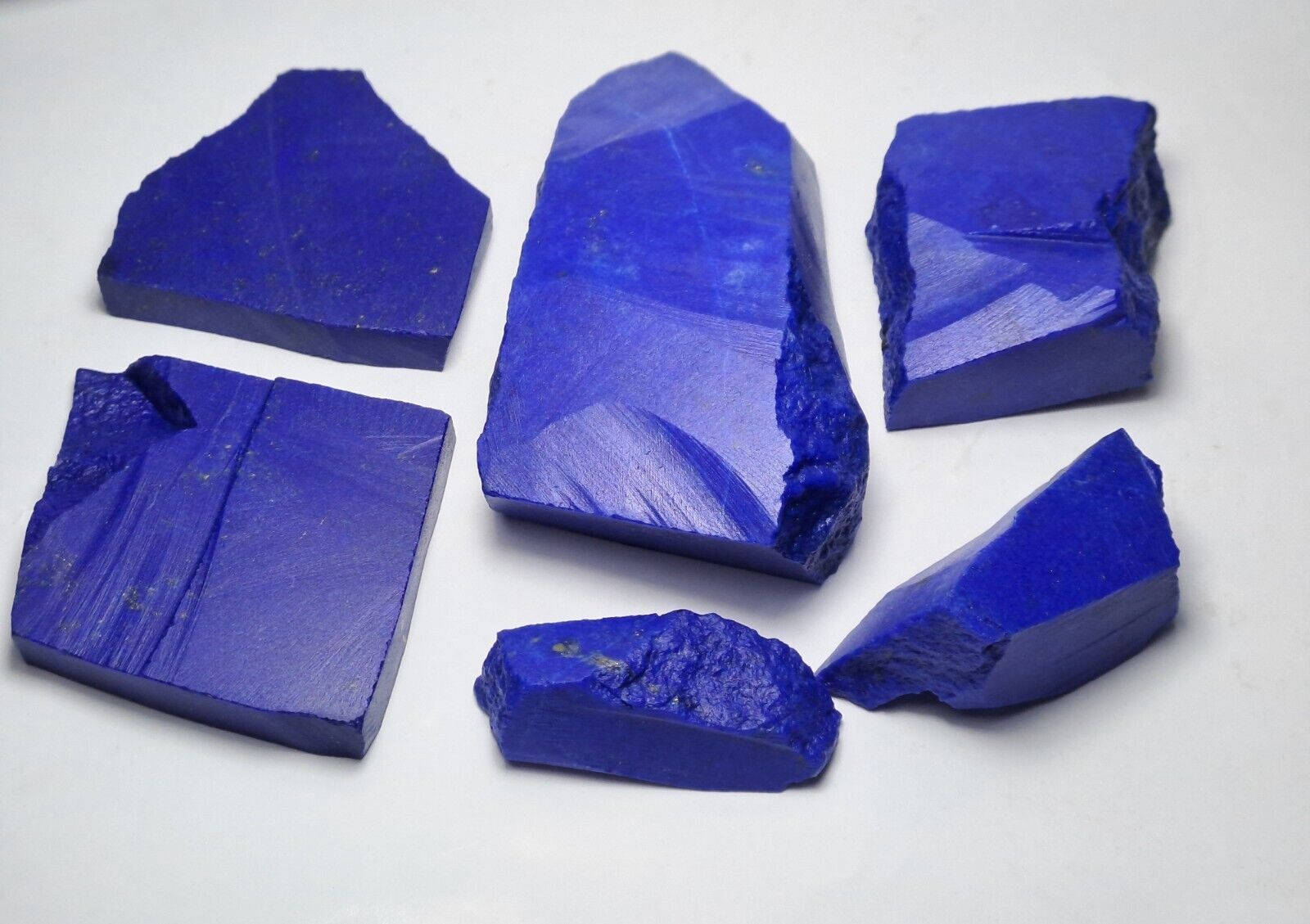 240 Gr. A+++ Quality Natural Lapis Lazuli Tiles, Lapis Lazuli Slices, Slabs @AFG