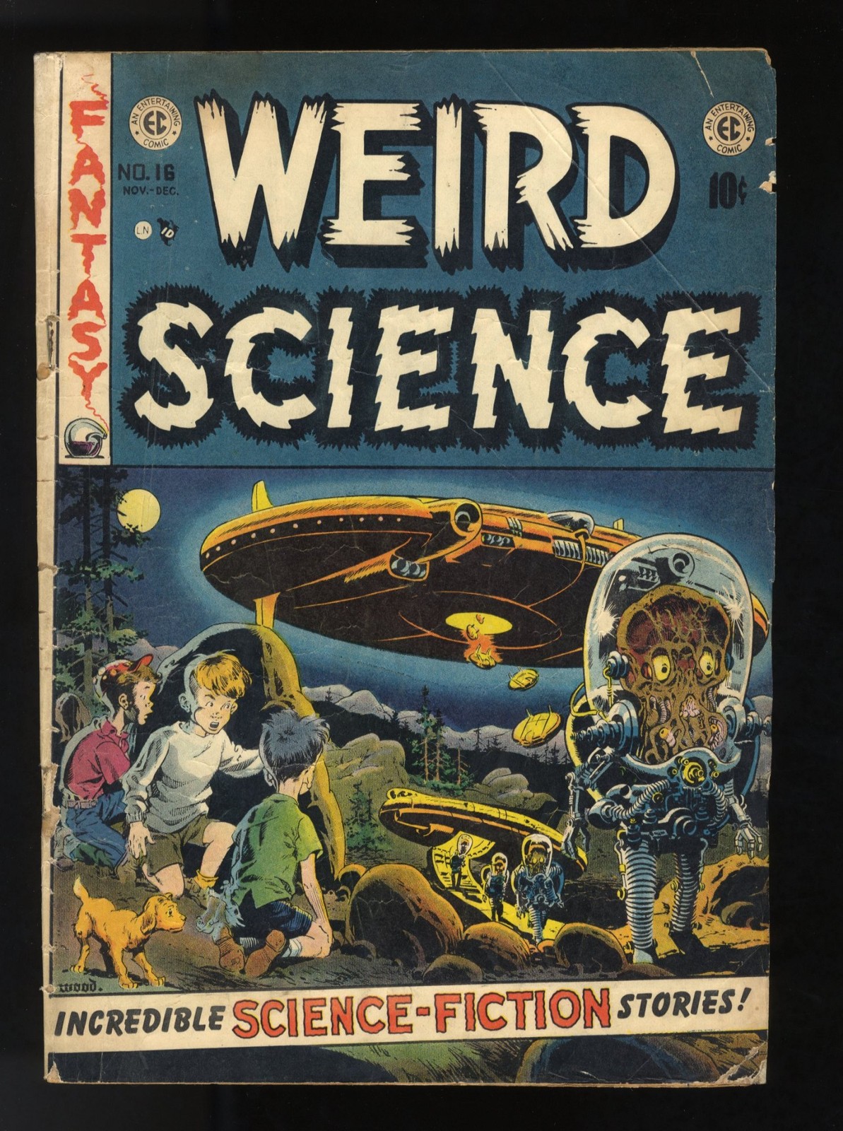 Weird Science #16 GD+ 2.5 Wally Wood Cover Art Jerry De Fuccio EC 1952