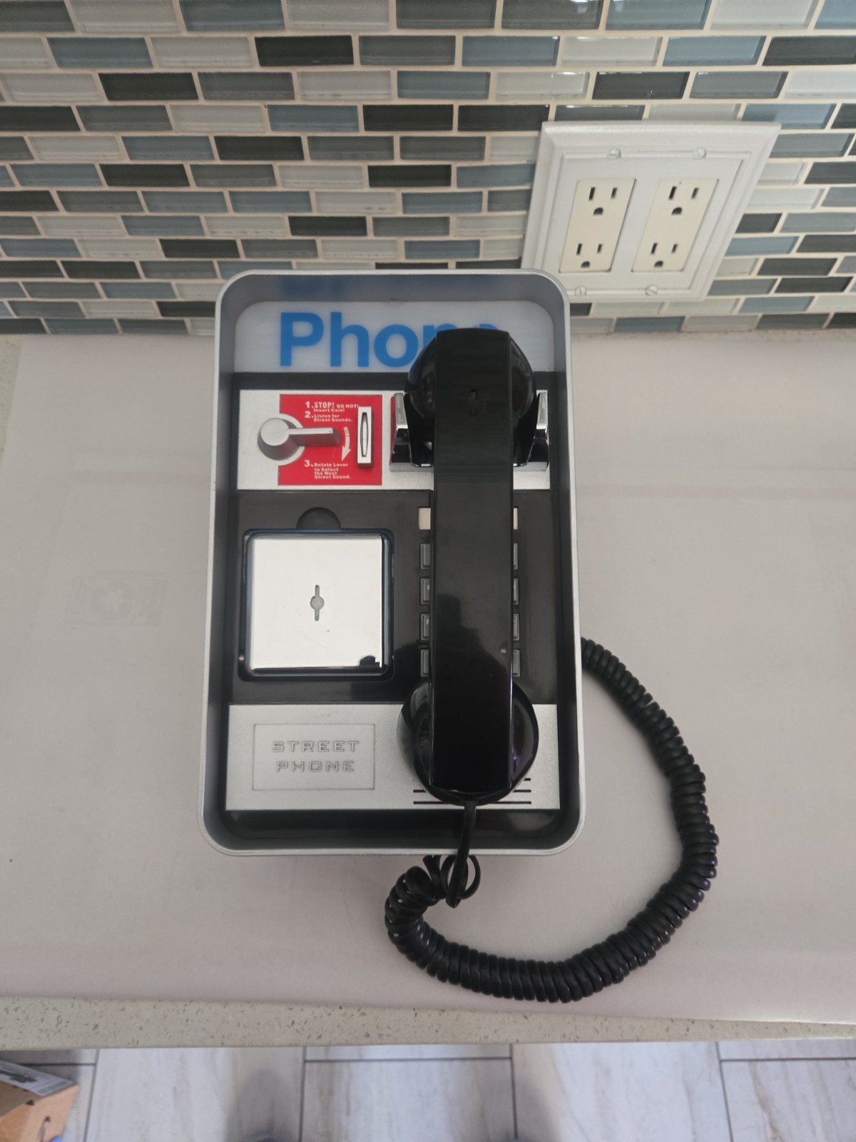 Vintage & Rare Collectible Street Goods Brand Payphone Style Phone Tested Works 