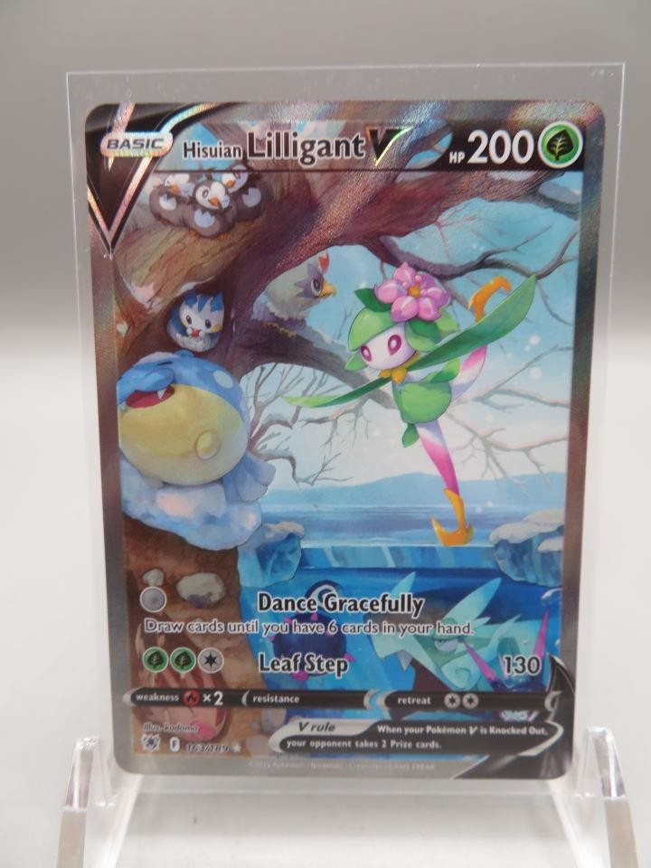 Pokemon Trading Card High Grade 2022 Hisuian Lilligant V 163/189