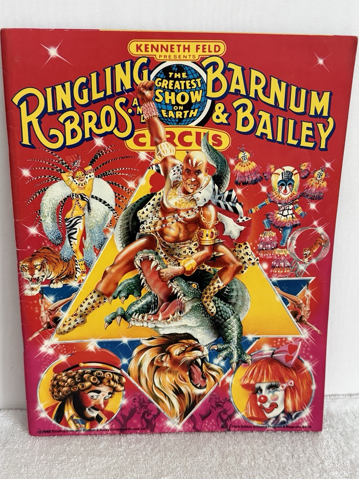 Ringling Bros. & Barnum & Bailey Circus Program, 118 Edition 1988