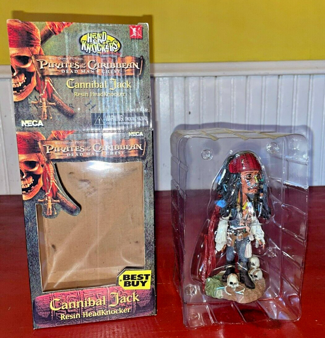 Neca Pirates of the Caribbean Cannibal Jack Resin Headknocker NIP