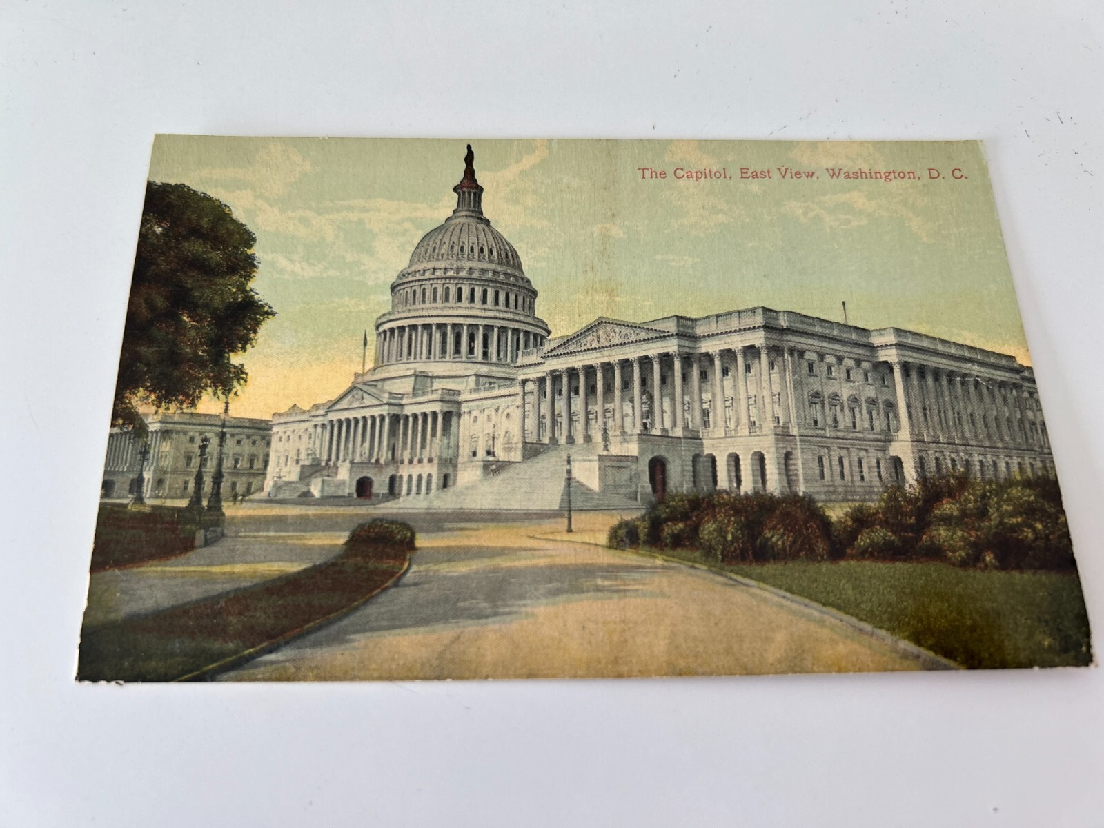 The Capitol East View Washington DC Postcard