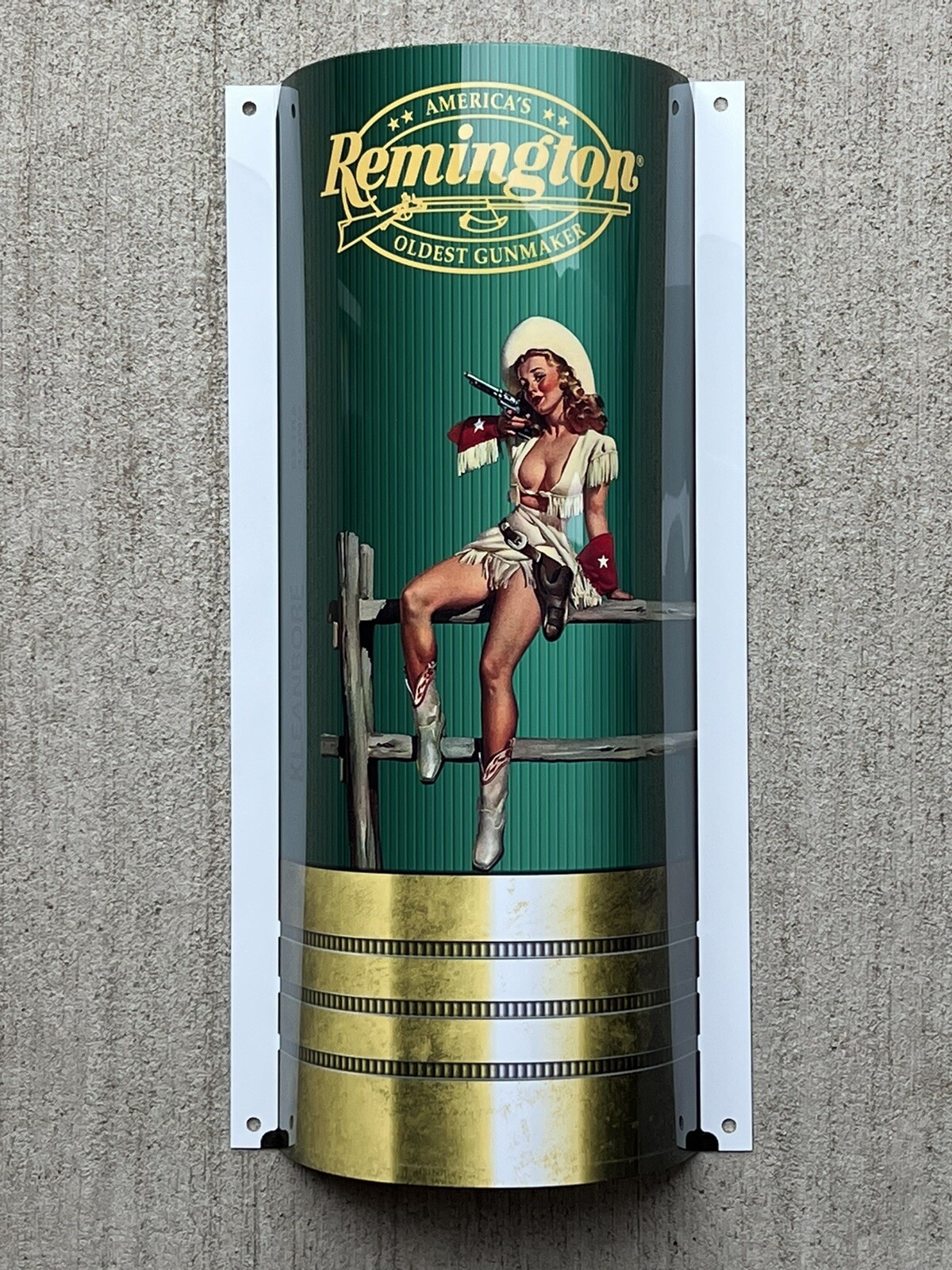 WOWCurved  Remington Shotgun Shells 3D Sign Cartridges Ammunition Hunting