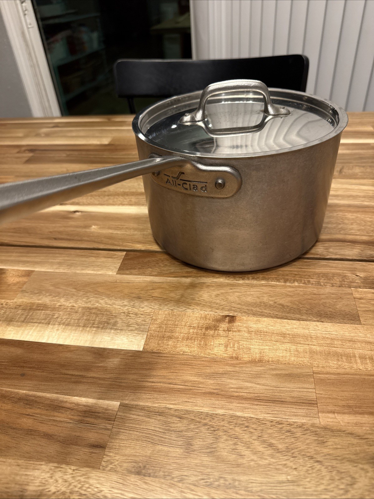 Vintage All Clad Metal Crafters Master Chef 204 1/2 Sauce Pan W/ Lid