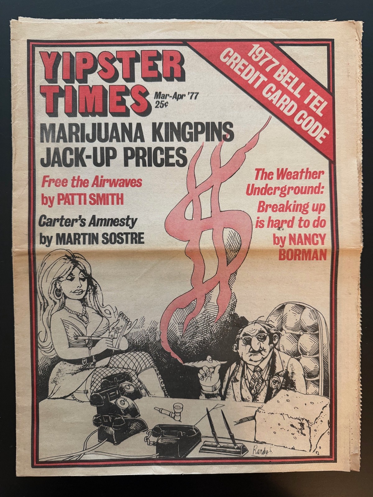 Yipster Times Mar-Apr 1977 Marijuana Kingpins Jack-Up Prices Patti Smith