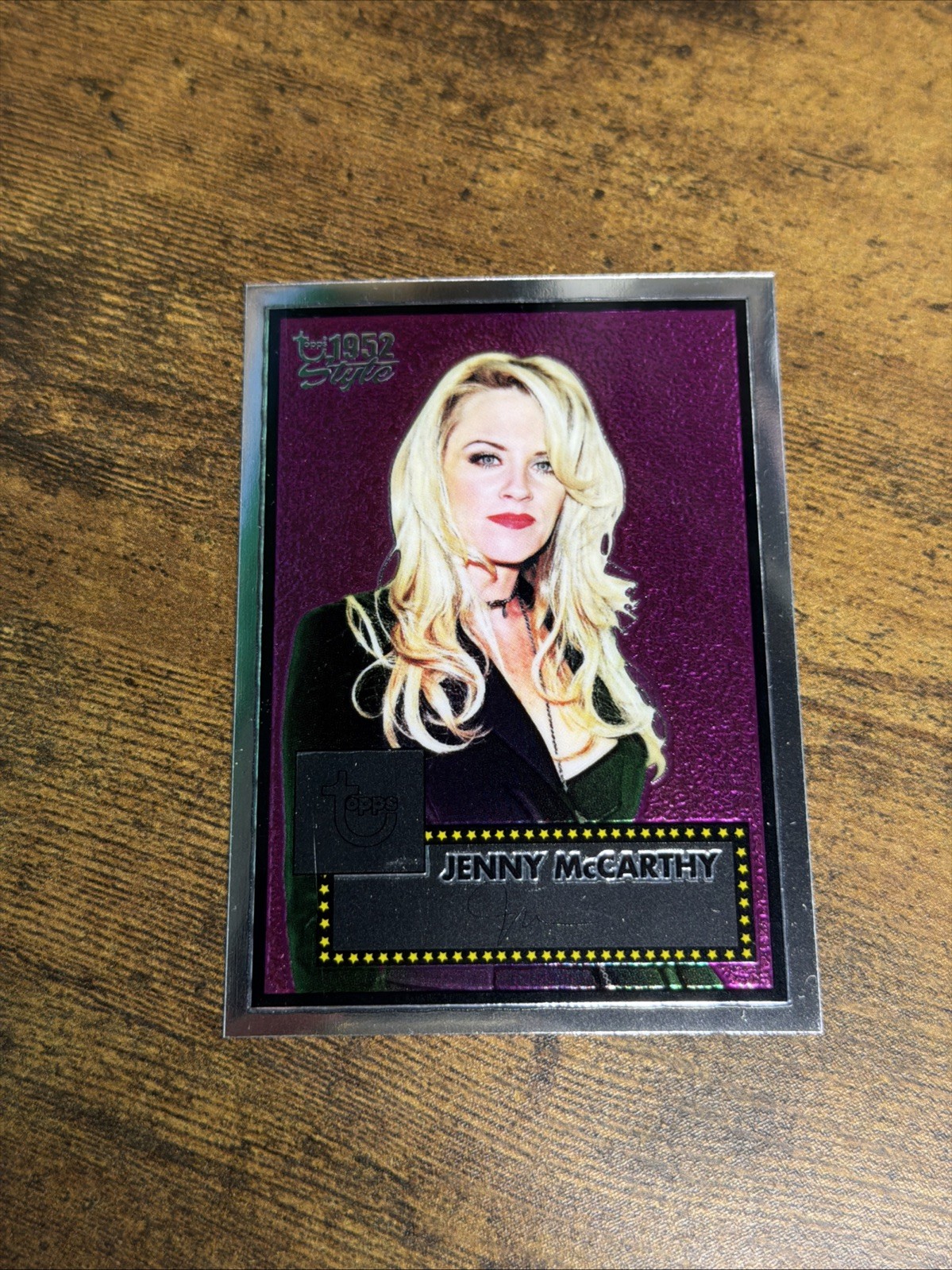 Jenny McCarthy 2005 Topps Chrome 1952 Style /499
