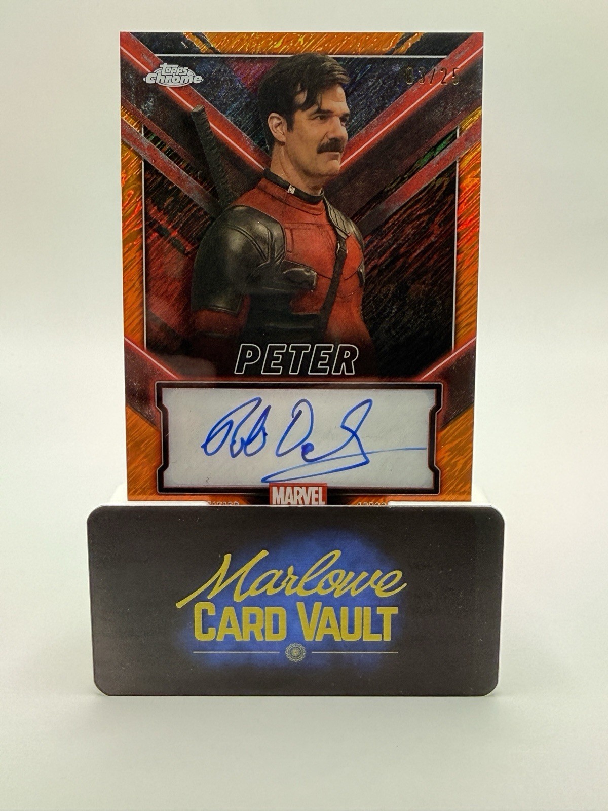 2025 Topps Chrome Deadpool Peter Autograph 03/25 🔥🔥🔥