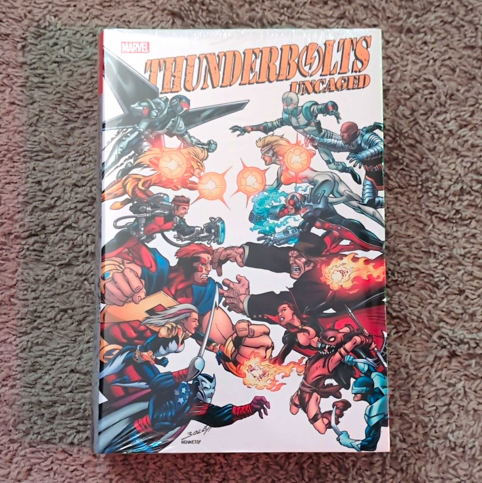 Thunderbolts: Uncaged Omnibus. DM Cover.