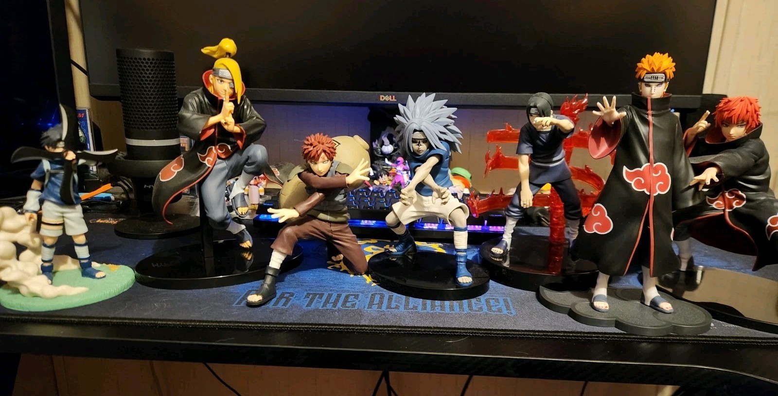 NARUTO Figure Lot of 7 Sasuke Itachi Gaara Sasori Deidara Pain Banpresto 