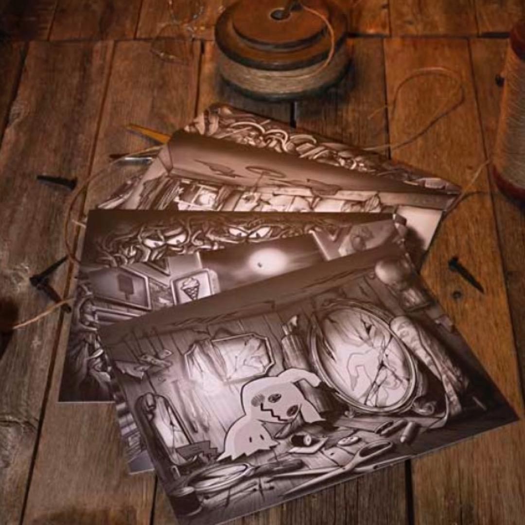 Overseas Pokemon Center Limited Pokemon Halloween Scary Stories Poster (5 pieces