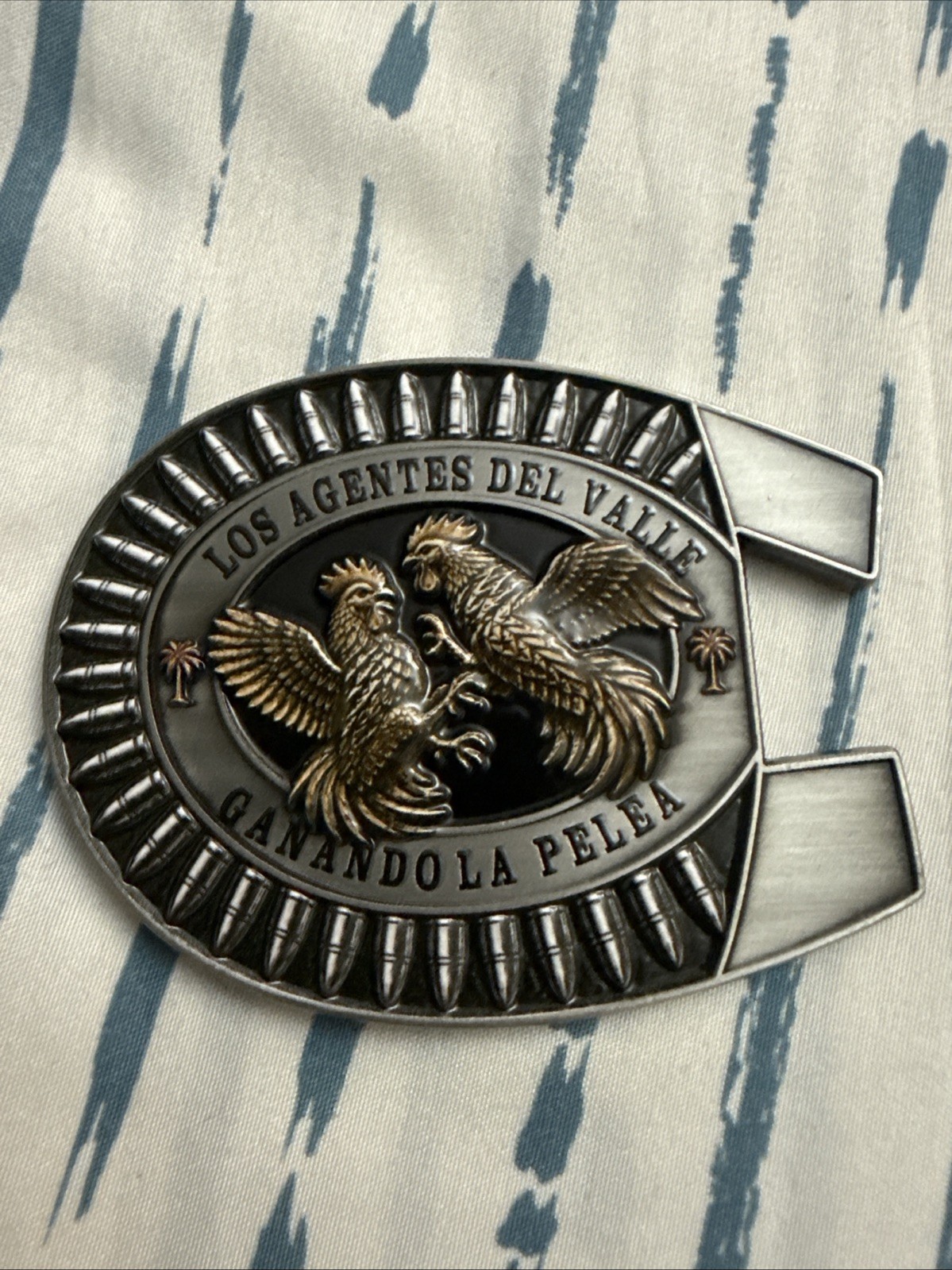 Los Agentes del Valle Policia Estatal Challenge Coin 7/100 Limited
