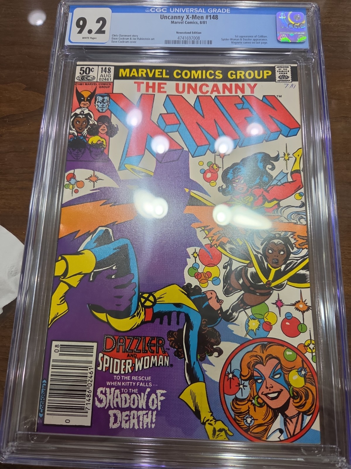 Uncanny X-Men 148 CGC 9 2 White Pages 1st Appearance
