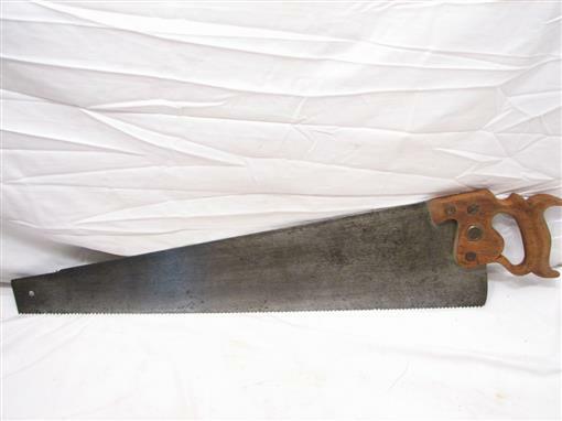 Early Disston & Sons No. 7 Panel Rip Hand Saw Wood Tool 5/2 PPI Cast Steel 28\