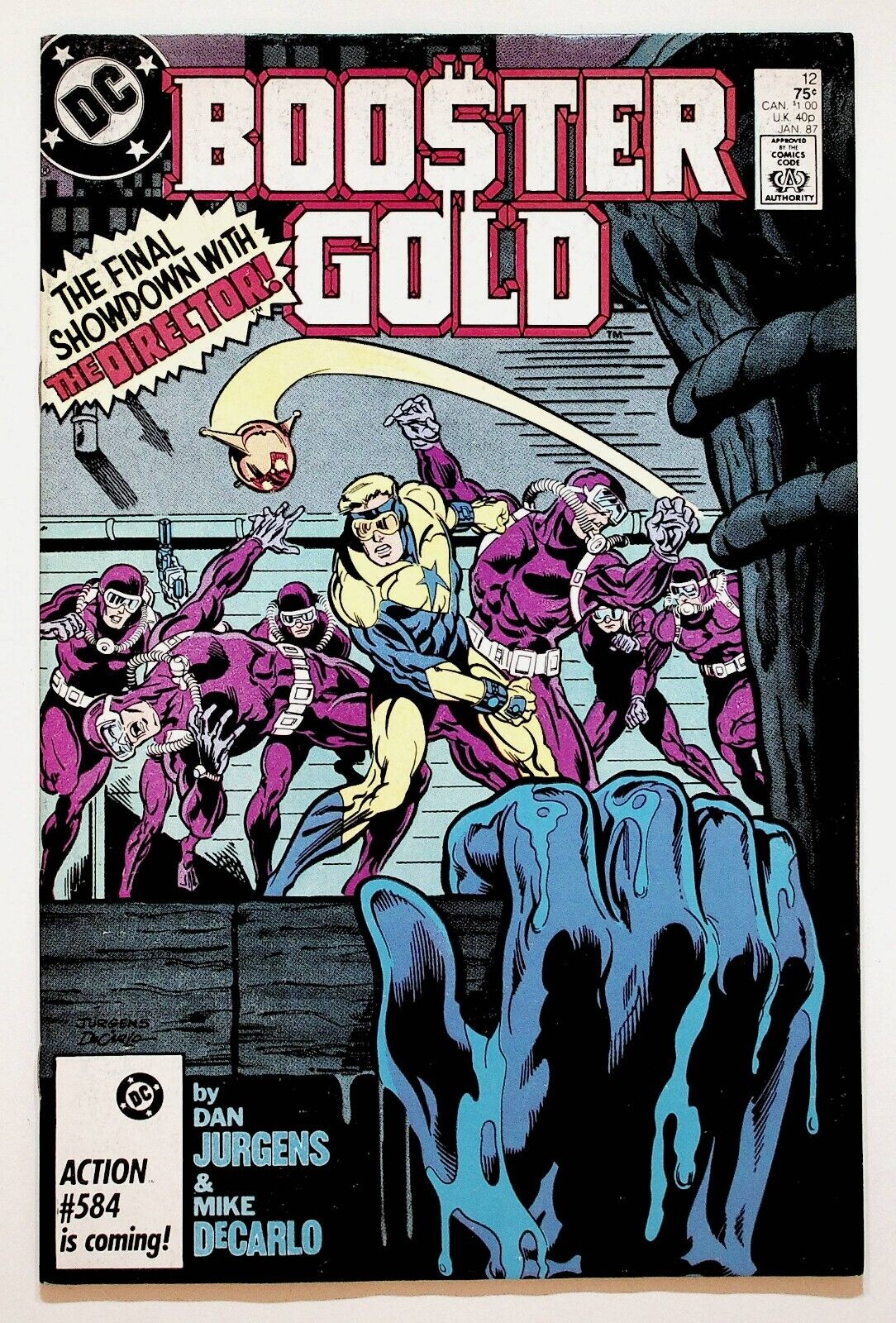 1987 January Booster Gold DC Comic Book #12