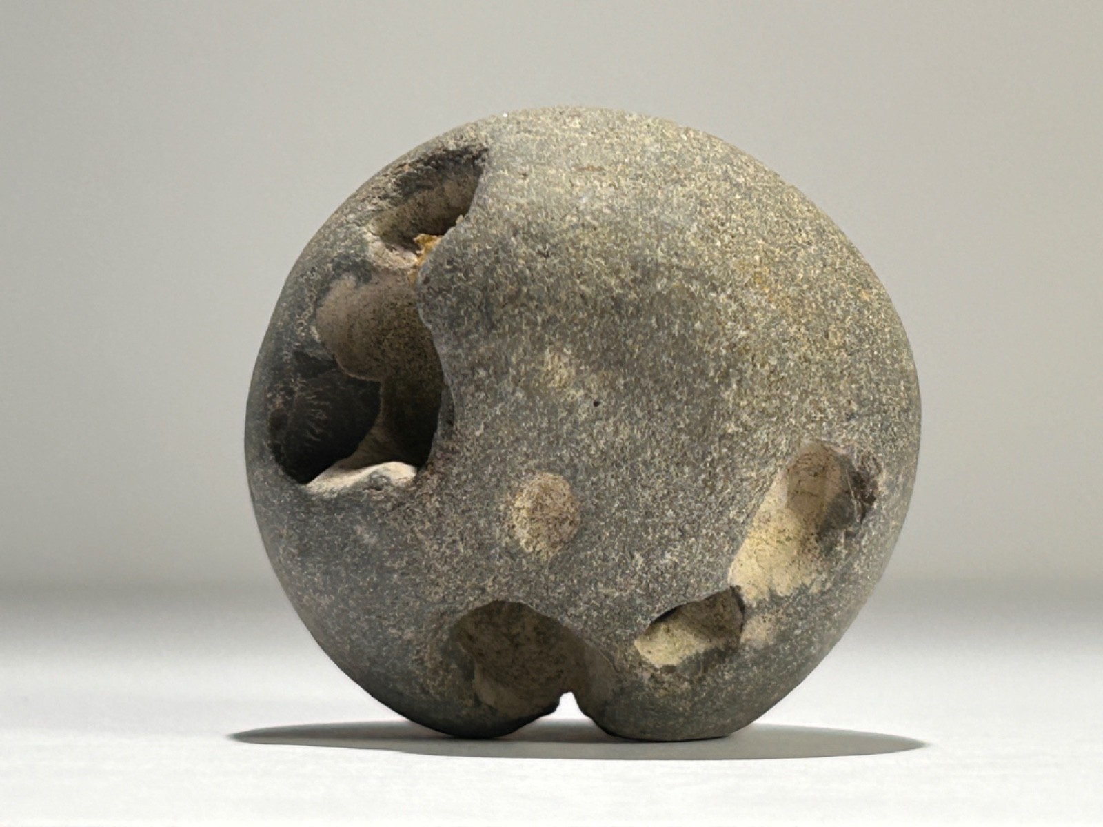 Hag stone natural unique rare holey adder concretion sphere hex fairy mystical