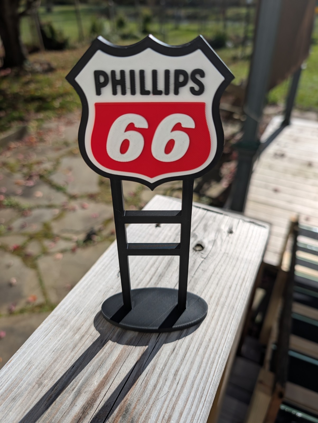 Phillips 66 Gas Station Sign Replica | 3D Printed Retro Store Decor
