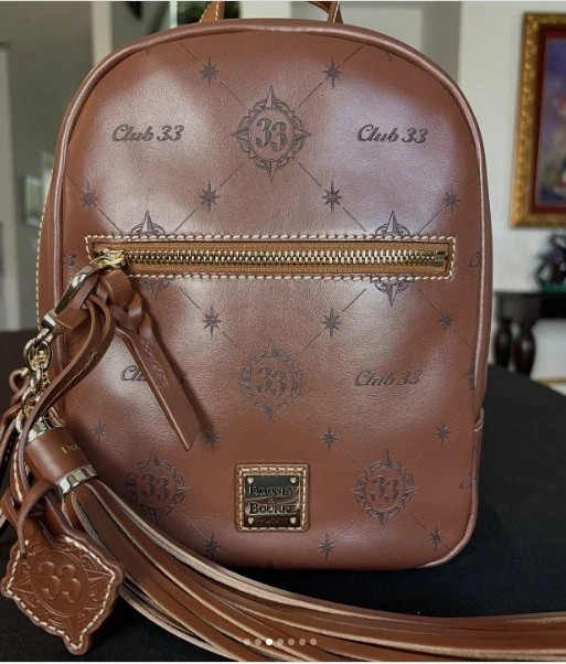 Dooney And Bourke Disney Club 33 Exclusive Backpack NWT