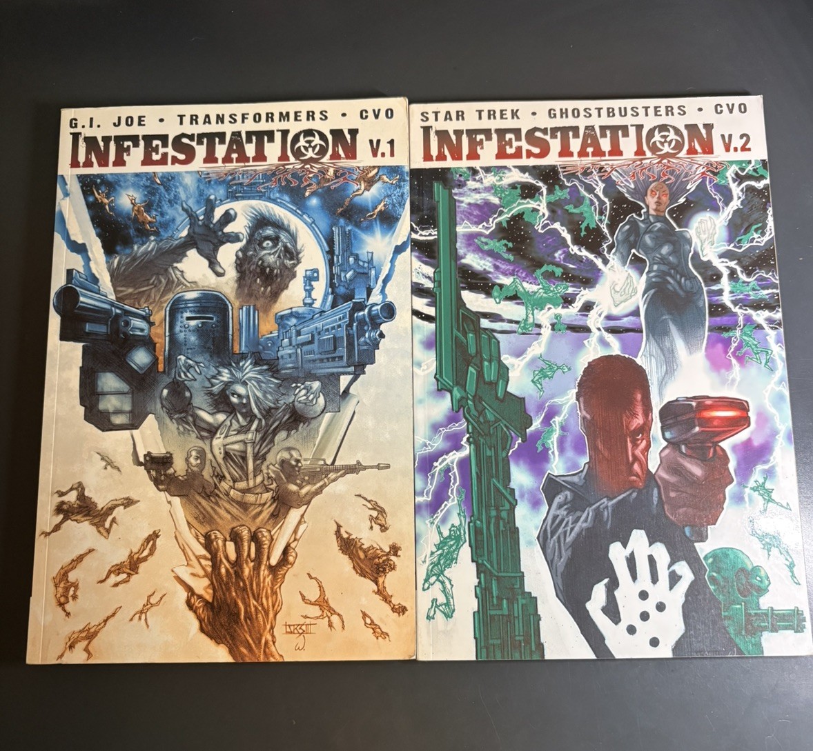 Infestation V.1 Transformers G.I Joe CVO IDW TPB Comic Graphic Novel Volume 1 2