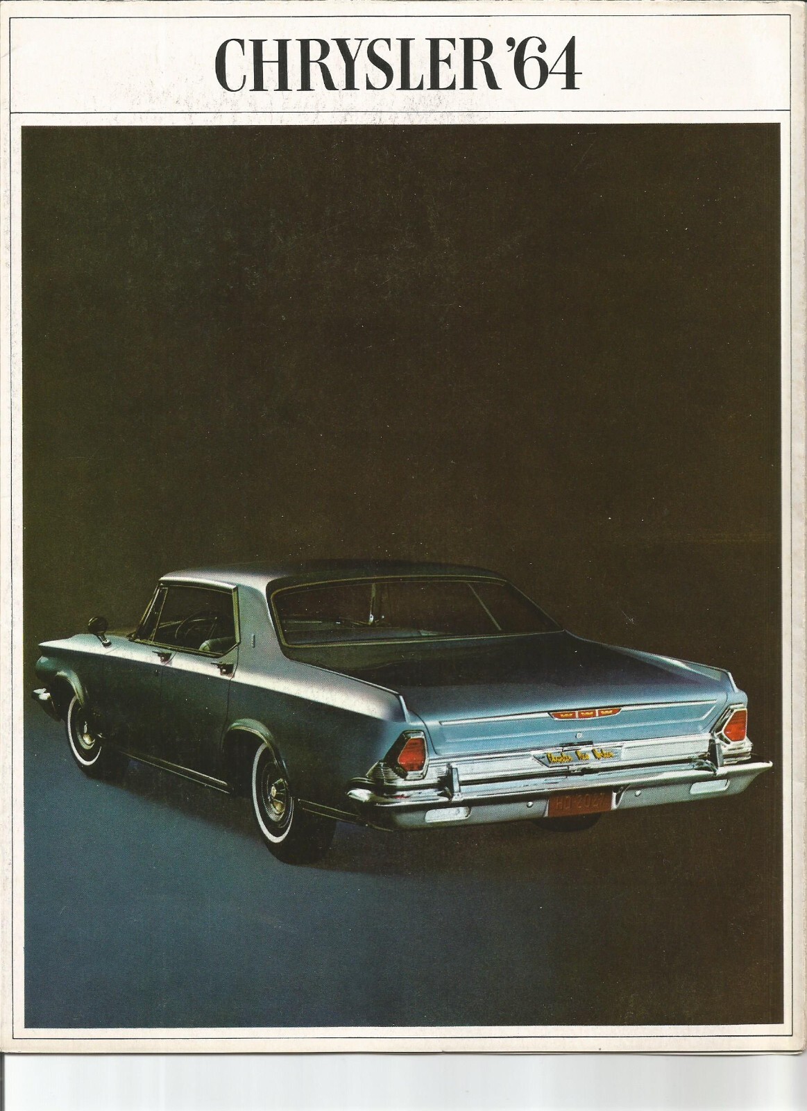 1964 Chrysler New Yorker, Newport, 300, 300-K  Dealer Sales Brochure, catalog