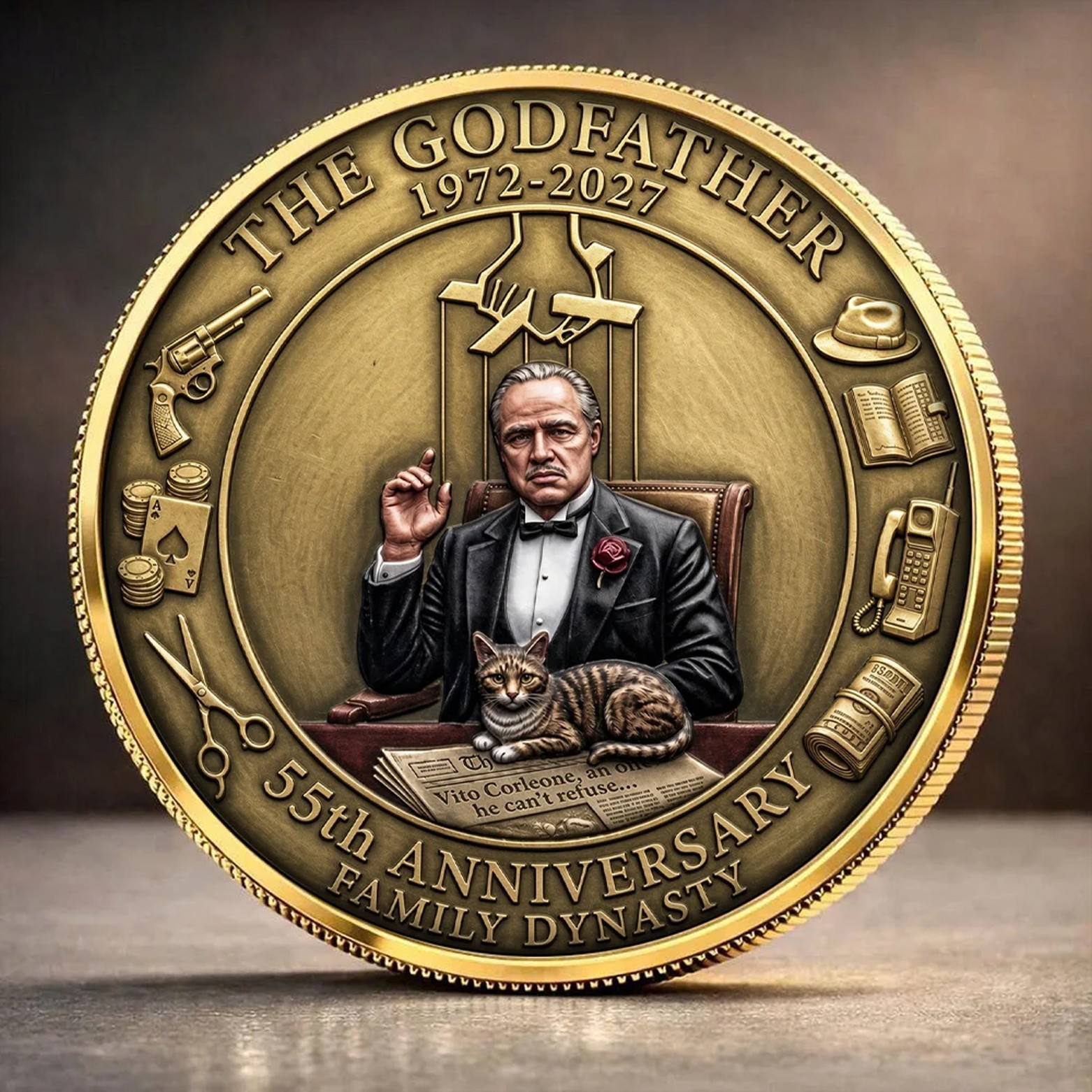 The Godfather 55th Anniversary Commemorative Coin - Coin Collection TG001