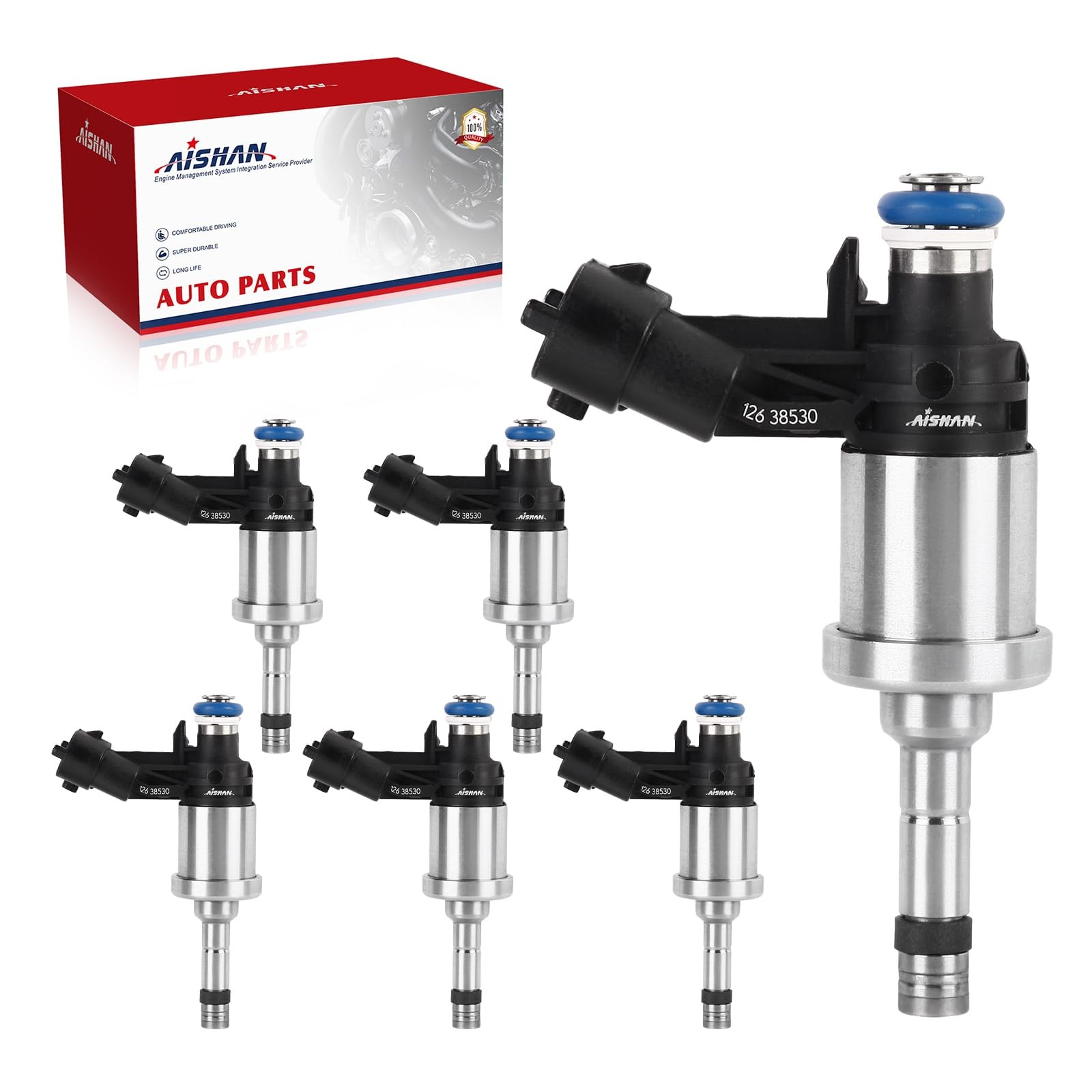6PCS 6-Hole Fuel Injectors for Chevy Camaro V6 3.6L 2010-2011 6PCS 6-Hole Fuel Injectors for Chevy Camaro V6 3.6L 2010-2011