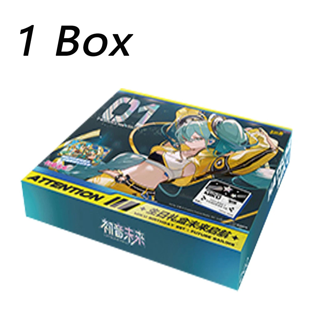 Genuine Hatsune Miku Collection Cards for Kids Trading Card Booster Box