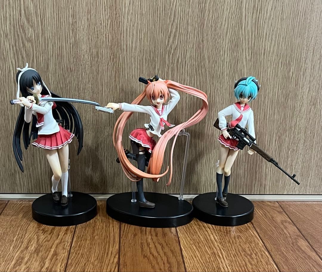 Aria the Scarlet Ammo Kanazaki H Aria Hoshikaga Shirayuki Reki Figure Set