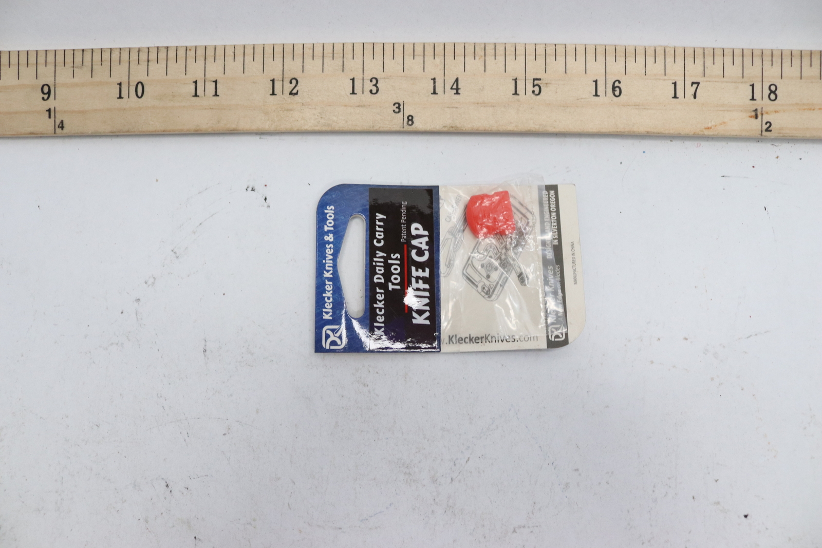Klecker Knives Tool Cap Stowaway Every Day Carry Polyproplene Red STW-303-KBR