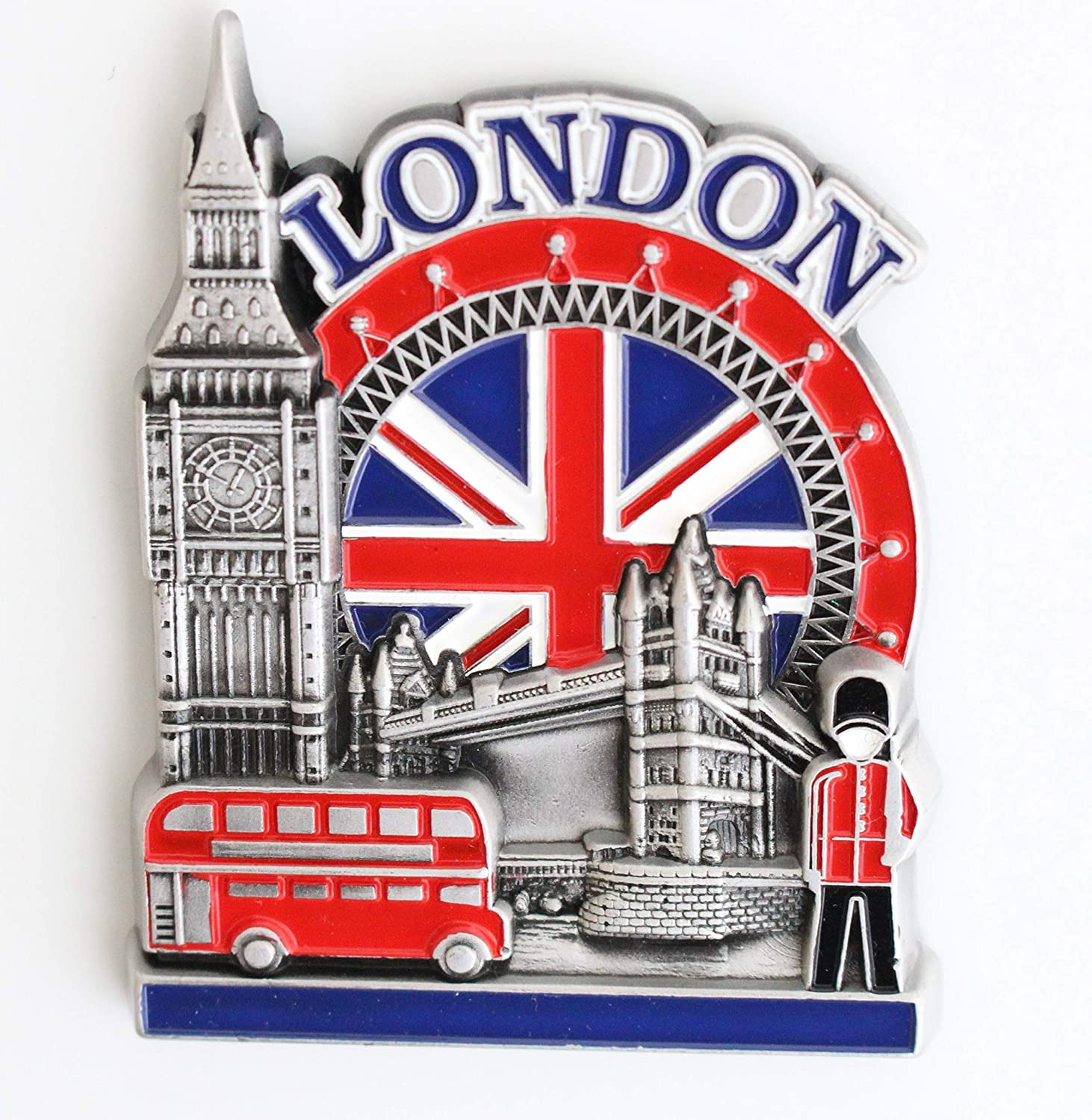 England London Metal Fridge Magnet Unique Design Home Kitchen Decorative Travel