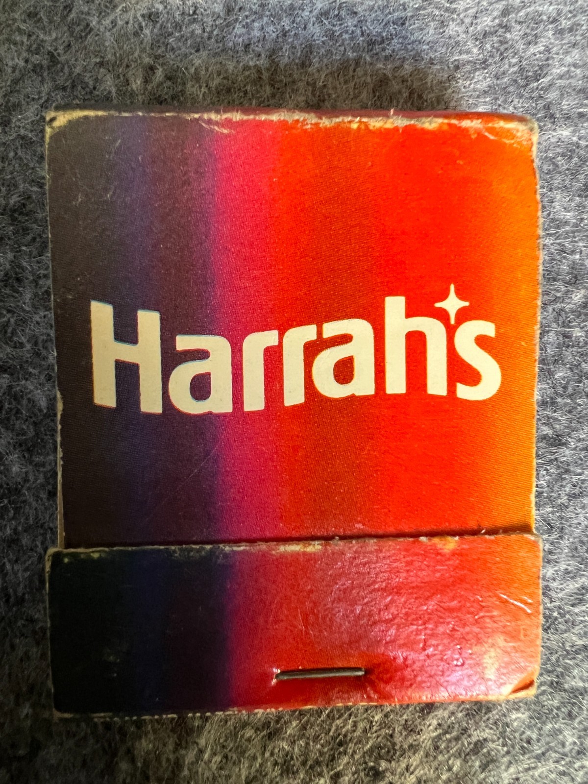 VTG Harrah’s Casino Matchbook Reno Lake Tahoe 1960s Advertising Diamond Match