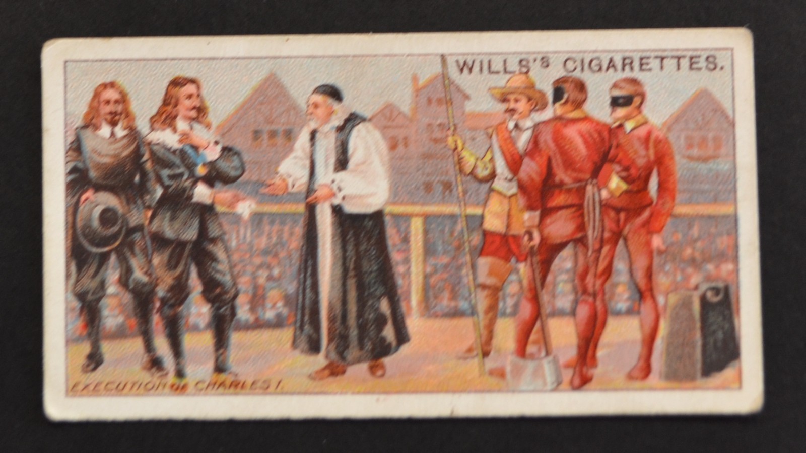 1912 Wills's Historic Events Cigarette Card No. 31 The Execution of Charles I