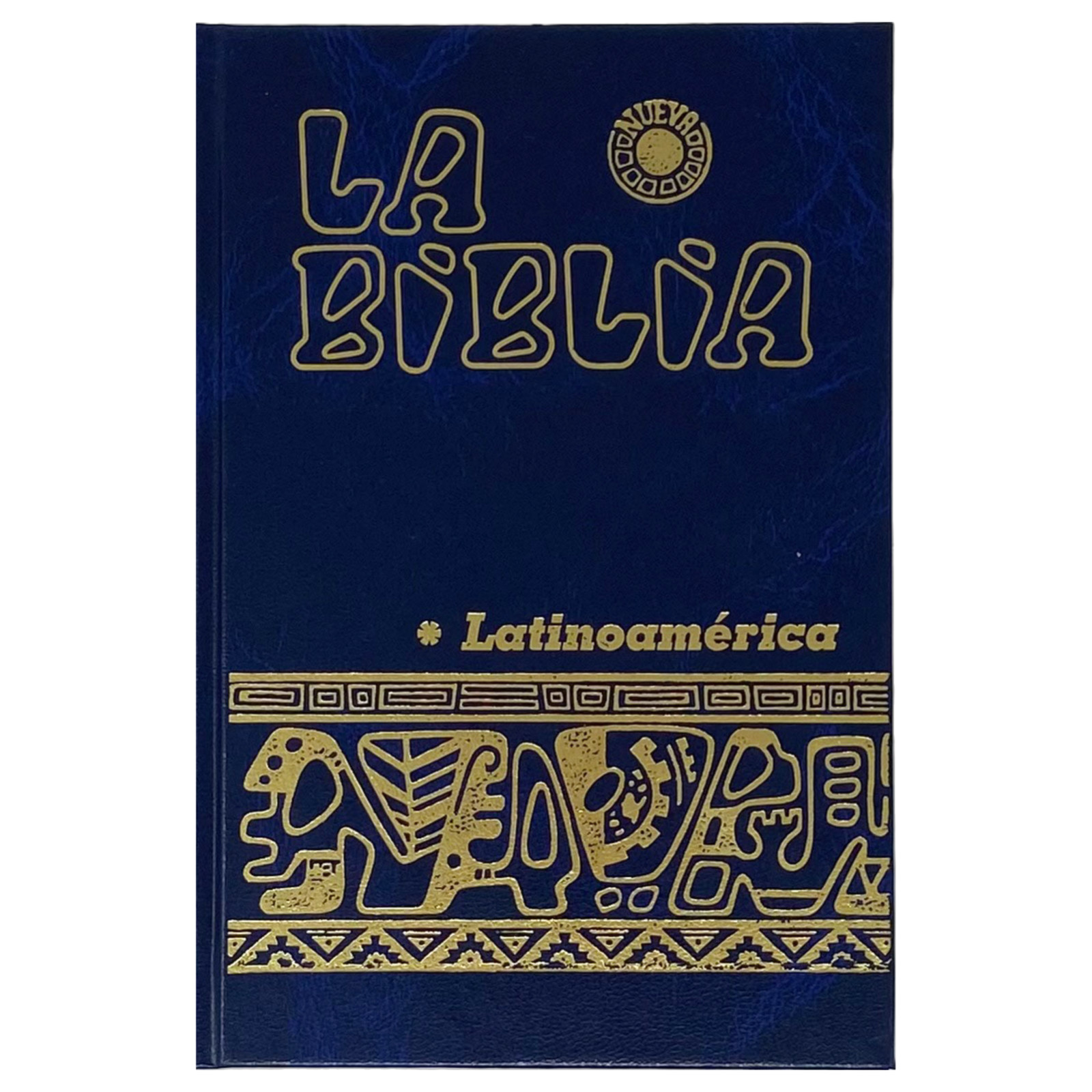 La Biblia Latinoamérica  Azul Marino 6 Inch Spanish  Hardcover Con Indice