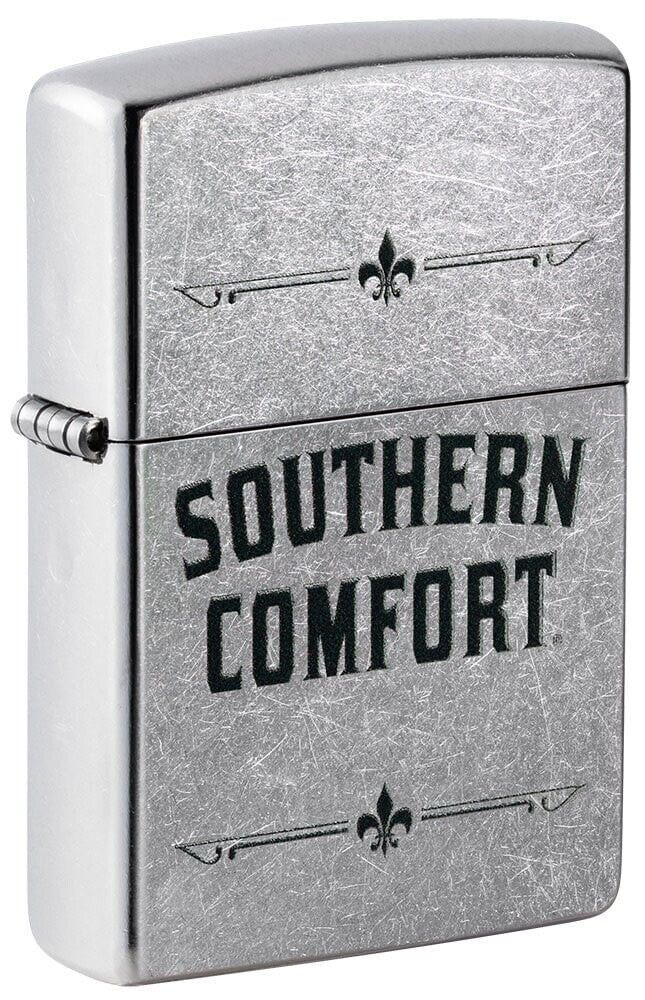 Zippo 49824, Southern Comfort Design, Street Chrome Lighter