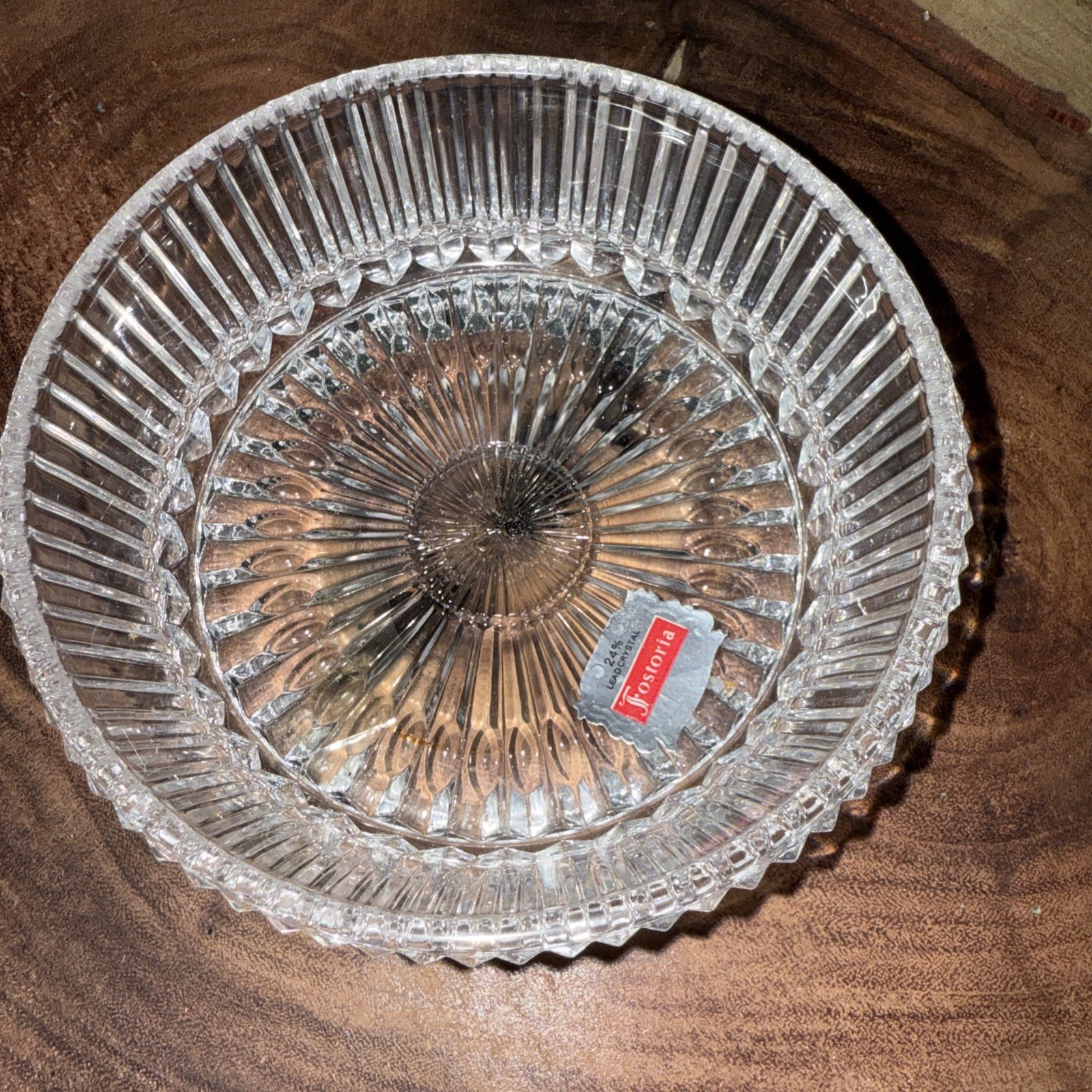 1978 Fostoria Glass Lead Cut Crystal 5\
