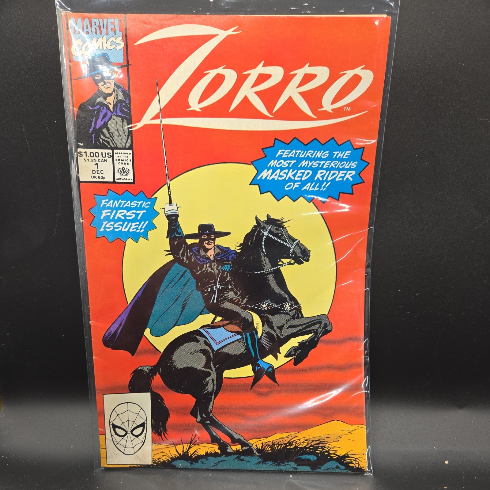 ZORRO 1 MARVEL COMIC SET COMPLETE TAYLOR RIMMER CAPALDI TOTH ALBEN 1990 FN/VF ZORRO 1 MARVEL COMIC SET COMPLETE TAYLOR RIMMER CAPALDI TOTH ALBEN 1990 FN/VF