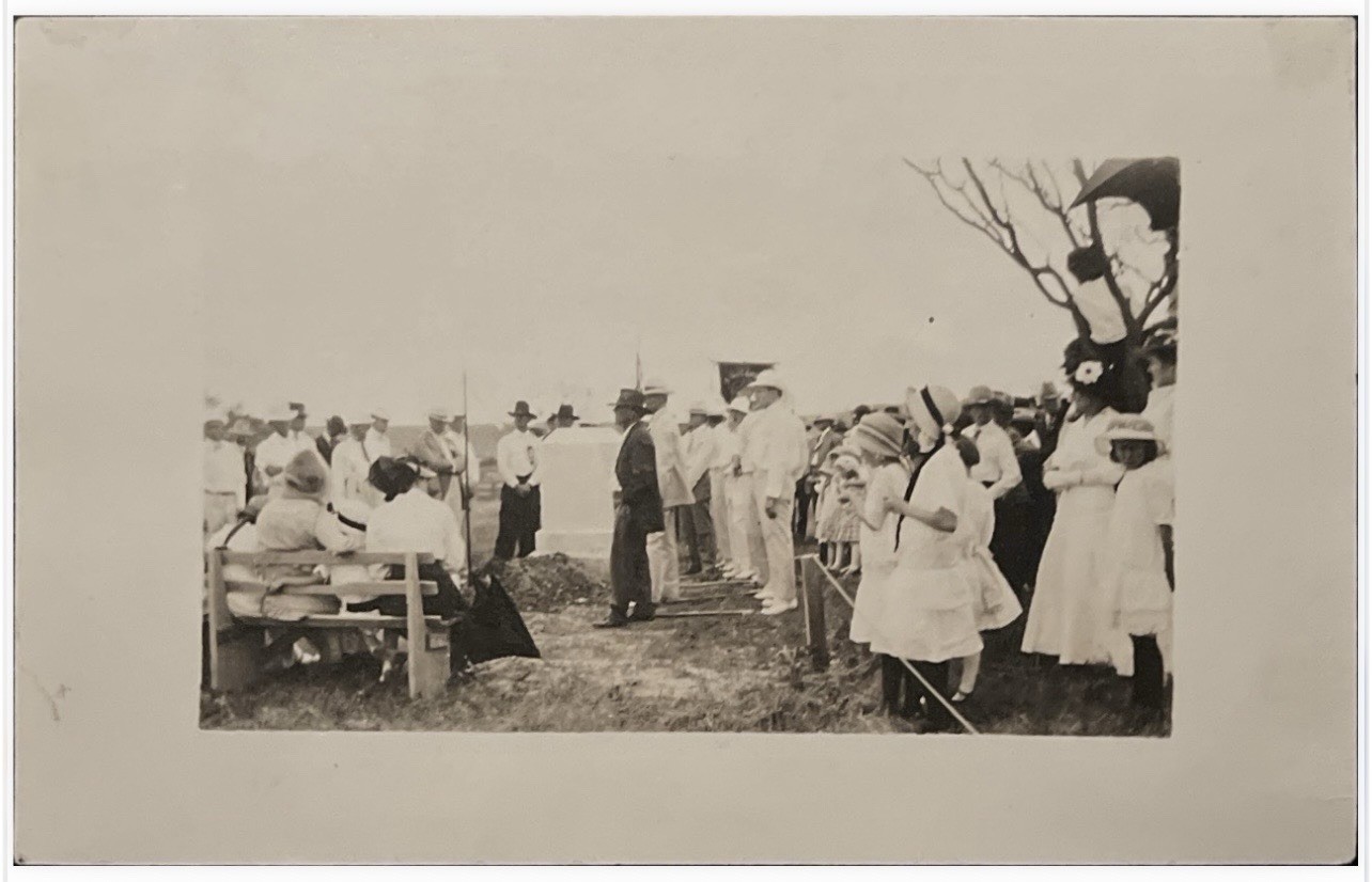 RPPC Postcard Burial Cemetery Scene Unposted