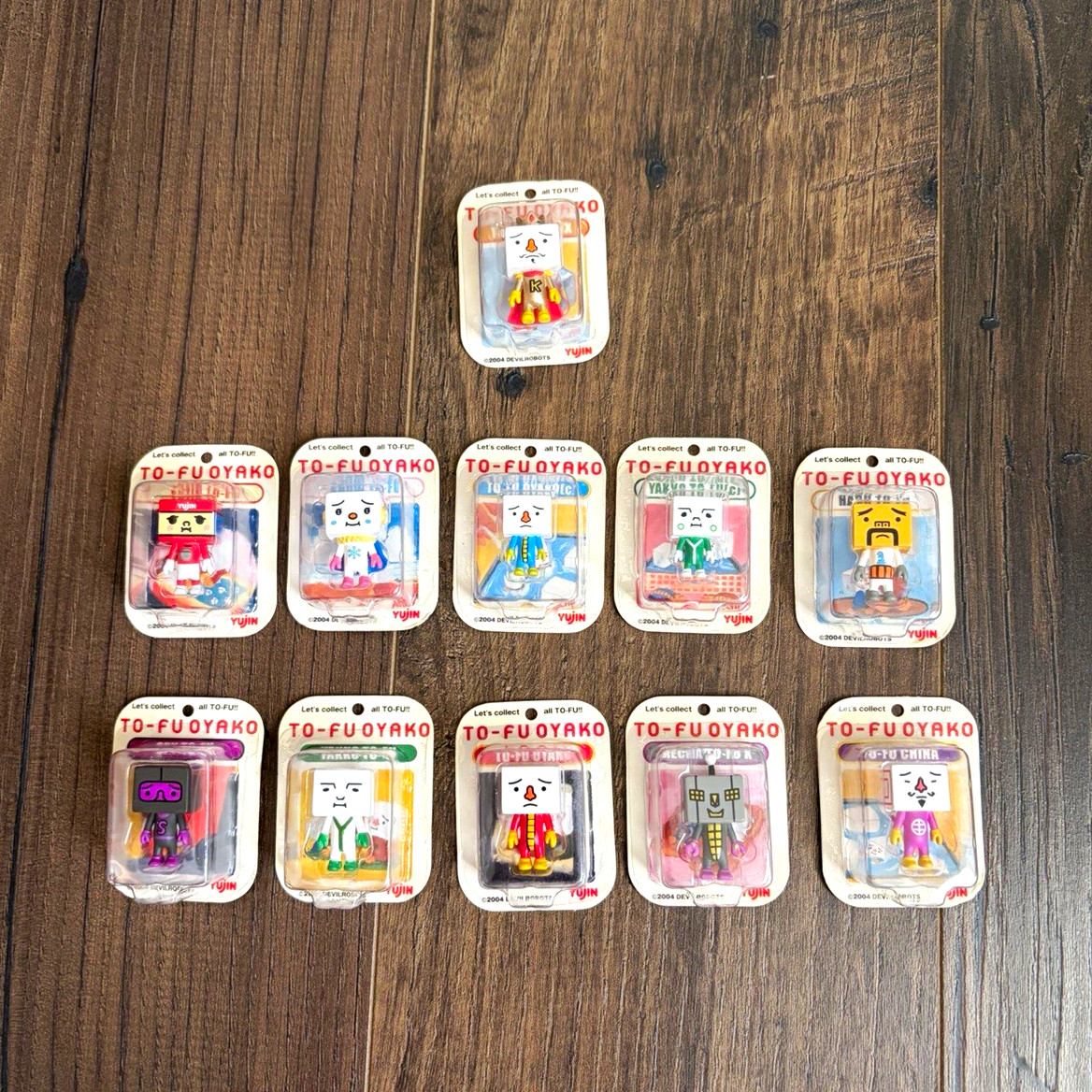 NEW Yujin TO-FU OYAKO Mini Figure Set of 11