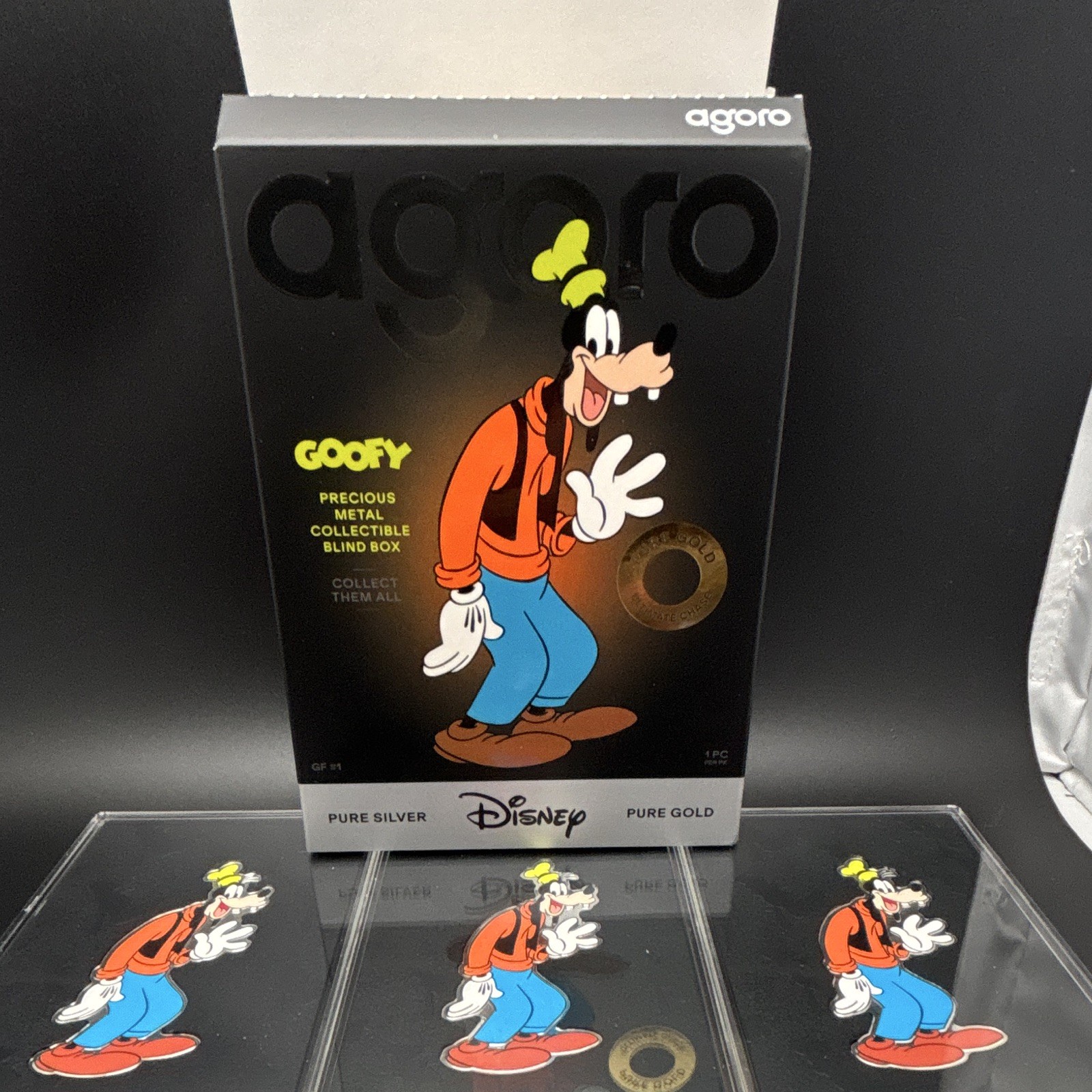 Agoro Disney Goofy Shaped Coin Blind Box Collectible Coin - 4 to Collect lot set Agoro Disney Goofy Shaped Coin Blind Box Collectible Coin - 4 to Collect lot set