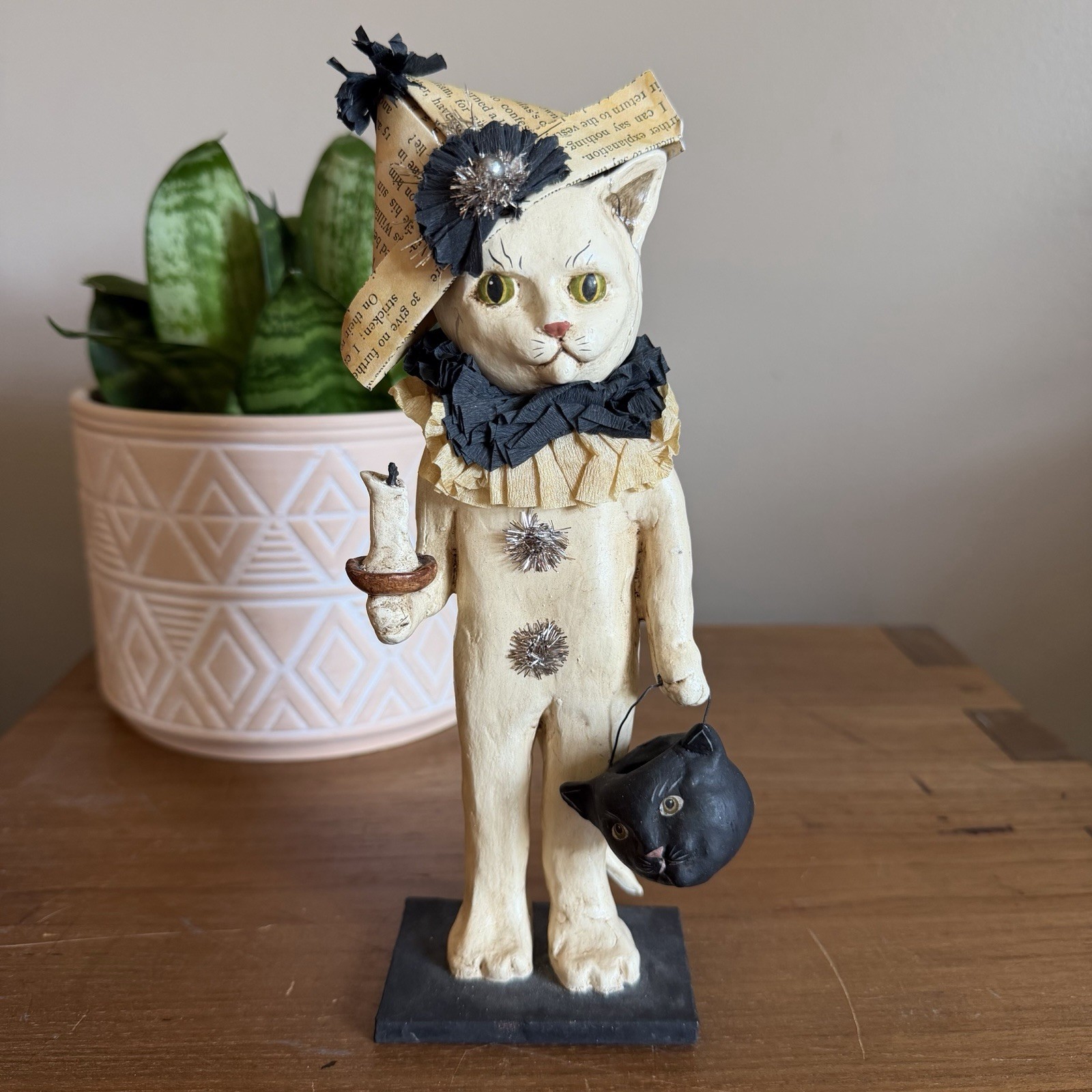 RARE Beggars Night Kitty by Vickie Smyers for Bethany Lowe Halloween Repaired 9\ RARE Beggars Night Kitty by Vickie Smyers for Bethany Lowe Halloween Repaired 9\