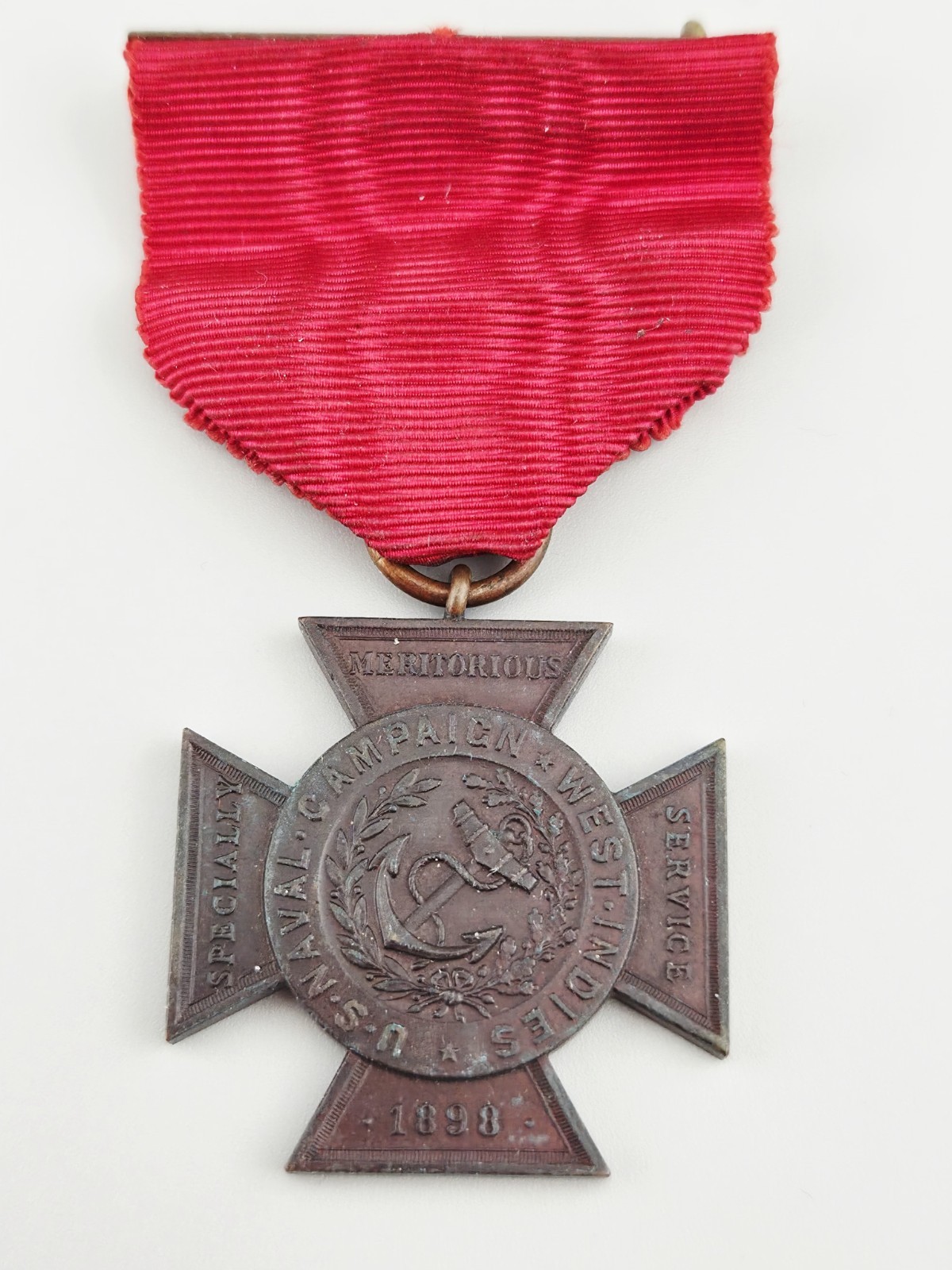 Rare 1898 US Navy Specially Meritorious Service Medal Spanish American War