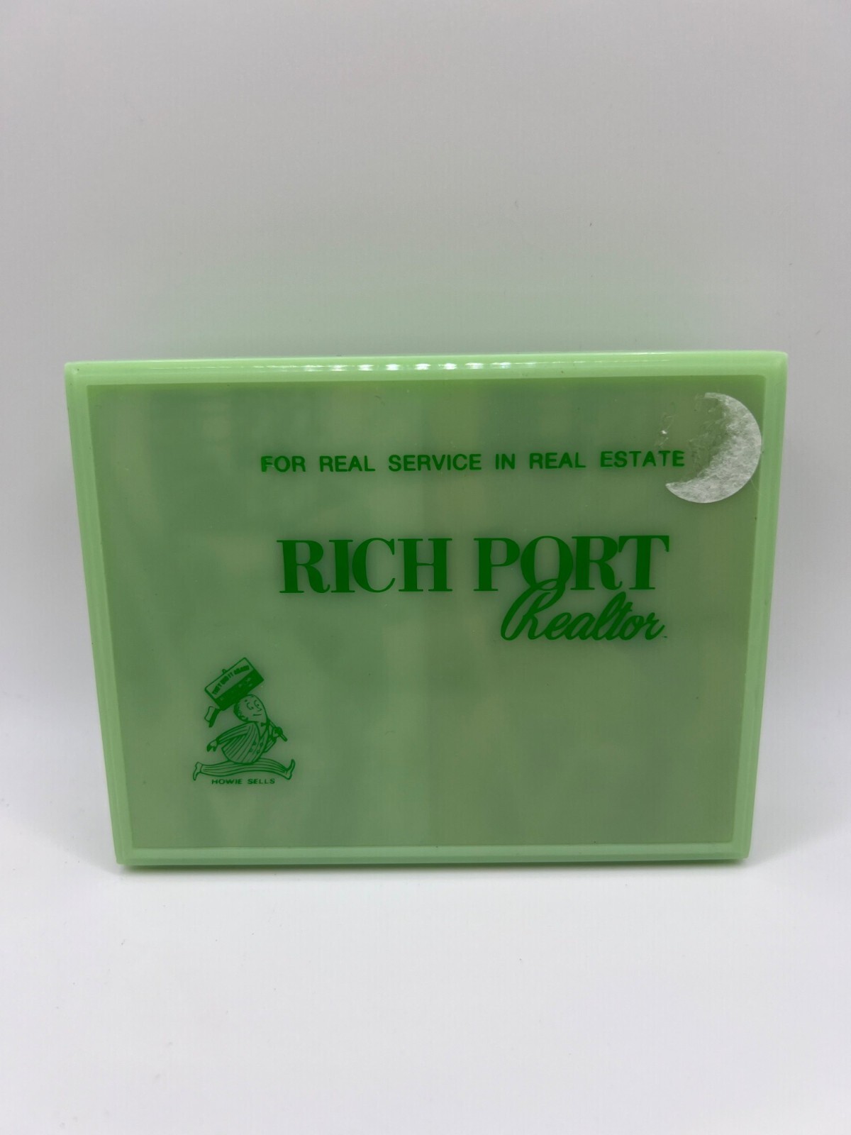 Vintage Rich Port Realtor Playing Cards Set Silver & Gold Cards MCM Advertising