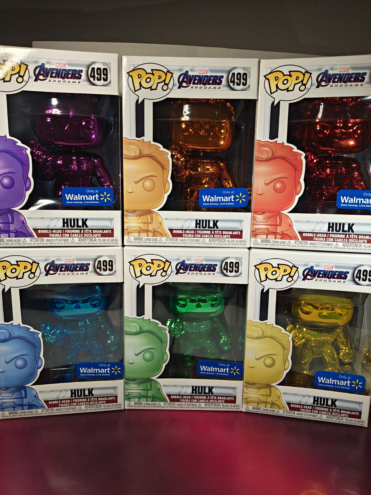 Hulk Infinity Stone Collection Pops Avengers:Endgame Exclusive Metallic Variant